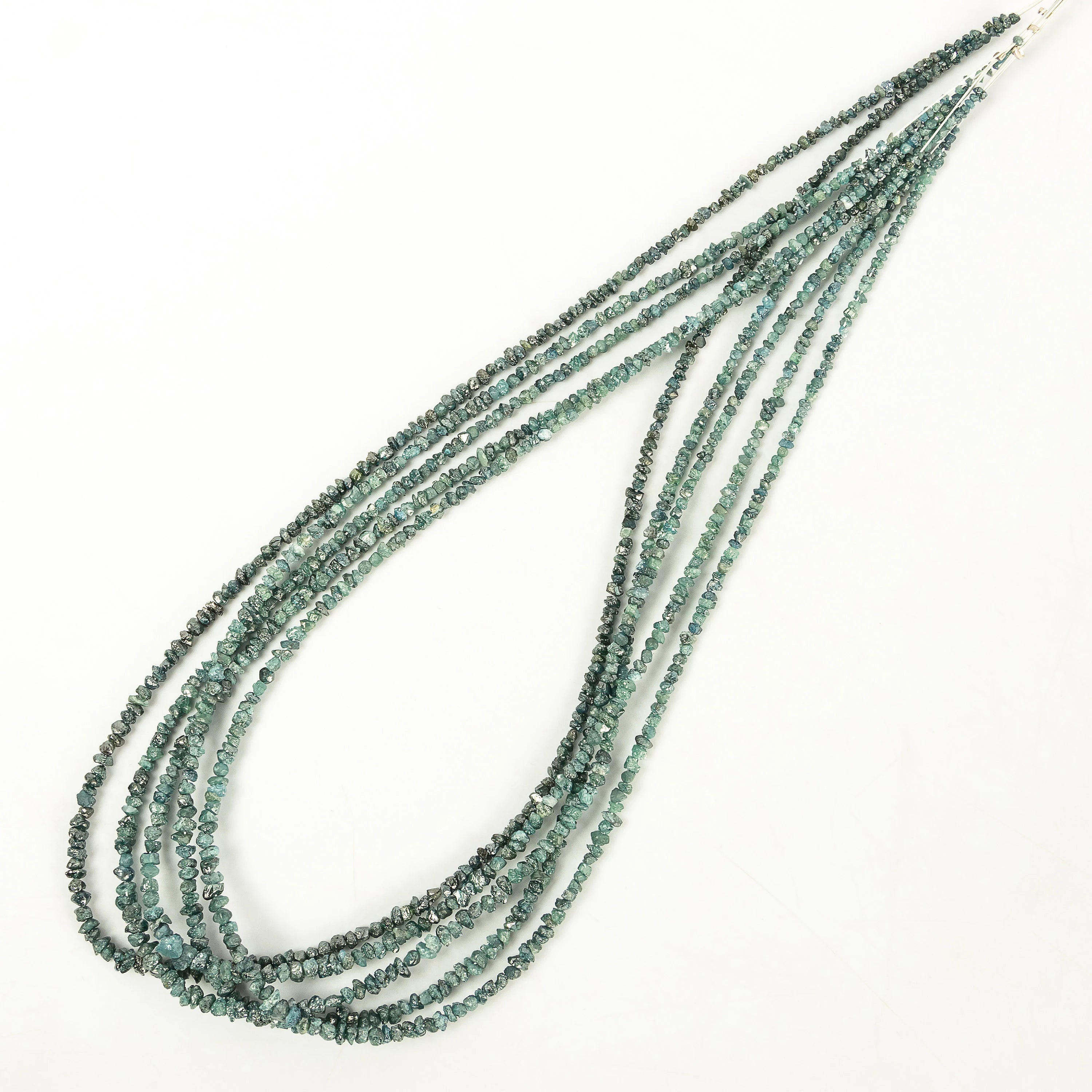 Blue Uncut Diamond Beads, Blue Diamond Organic Raw Beads, SKU2264
