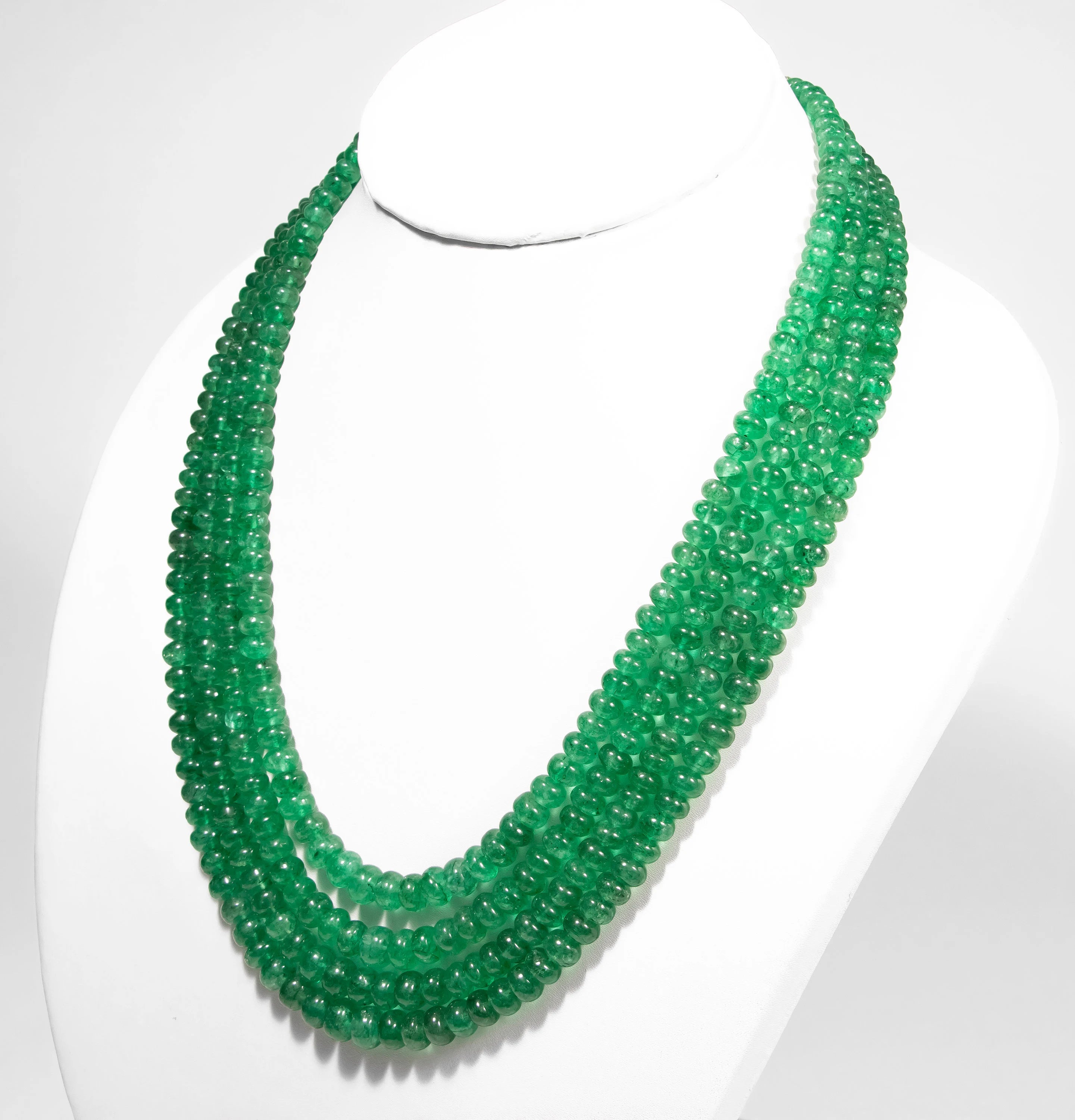 Strawberry Quartz Smooth Rondelle Beads Necklace, Natural Quartz Gemstone Beads, SKU2333