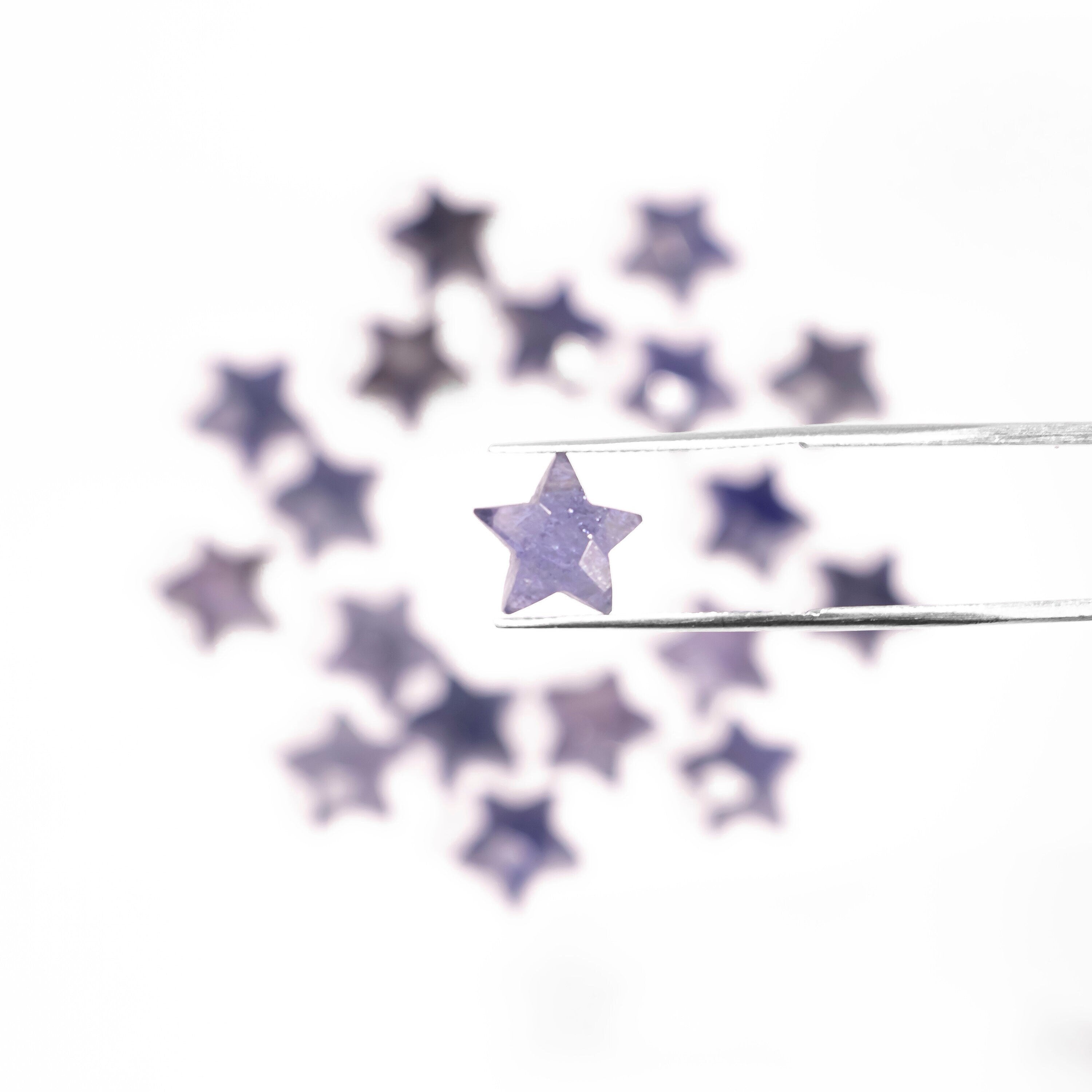 AA Quality Iolite Faceted Star Gemstone, Iolite Star stone, Iolite Faceted Stone, Iolite Jewelry Making Drilled Gemstone