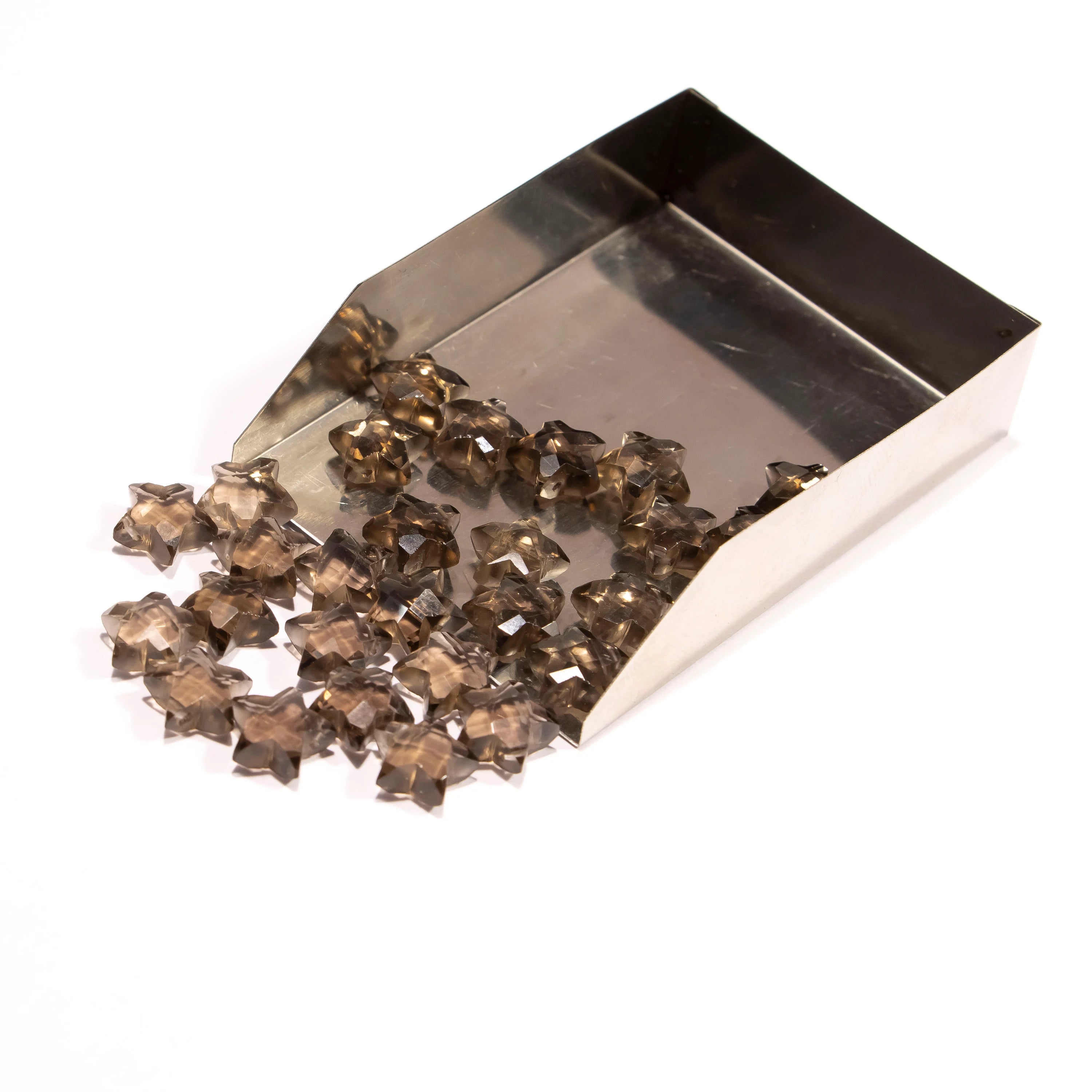 AA Quality Smoky Quartz Faceted Star Gemstone, Jewelry Making Gemstone, SKU2396