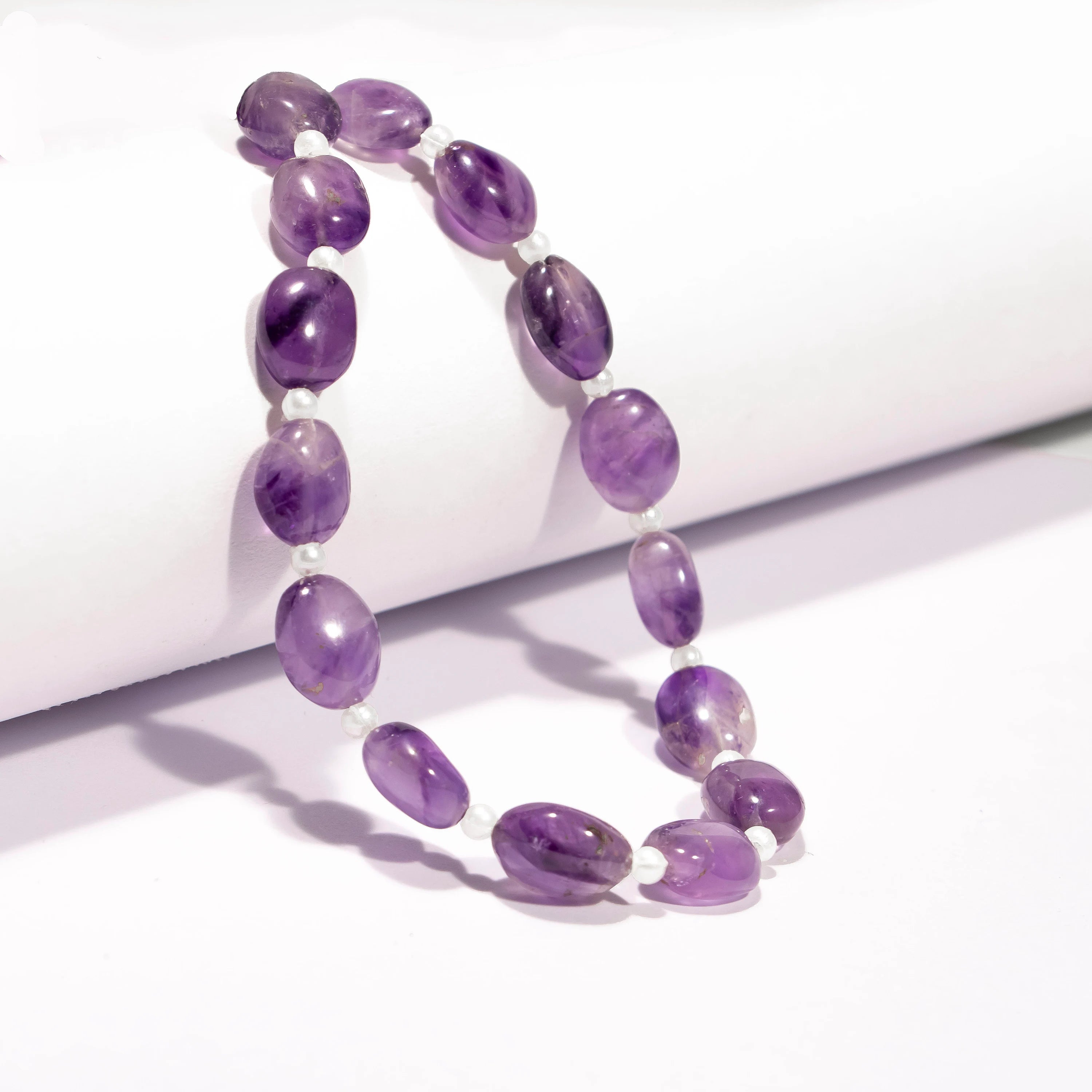 Amethyst Smooth Oval Beads Briolettes, Amethyst Smooth Beads, Amethyst Oval Shape Beads, Amethyst Jewelry Making Gemstone Beads