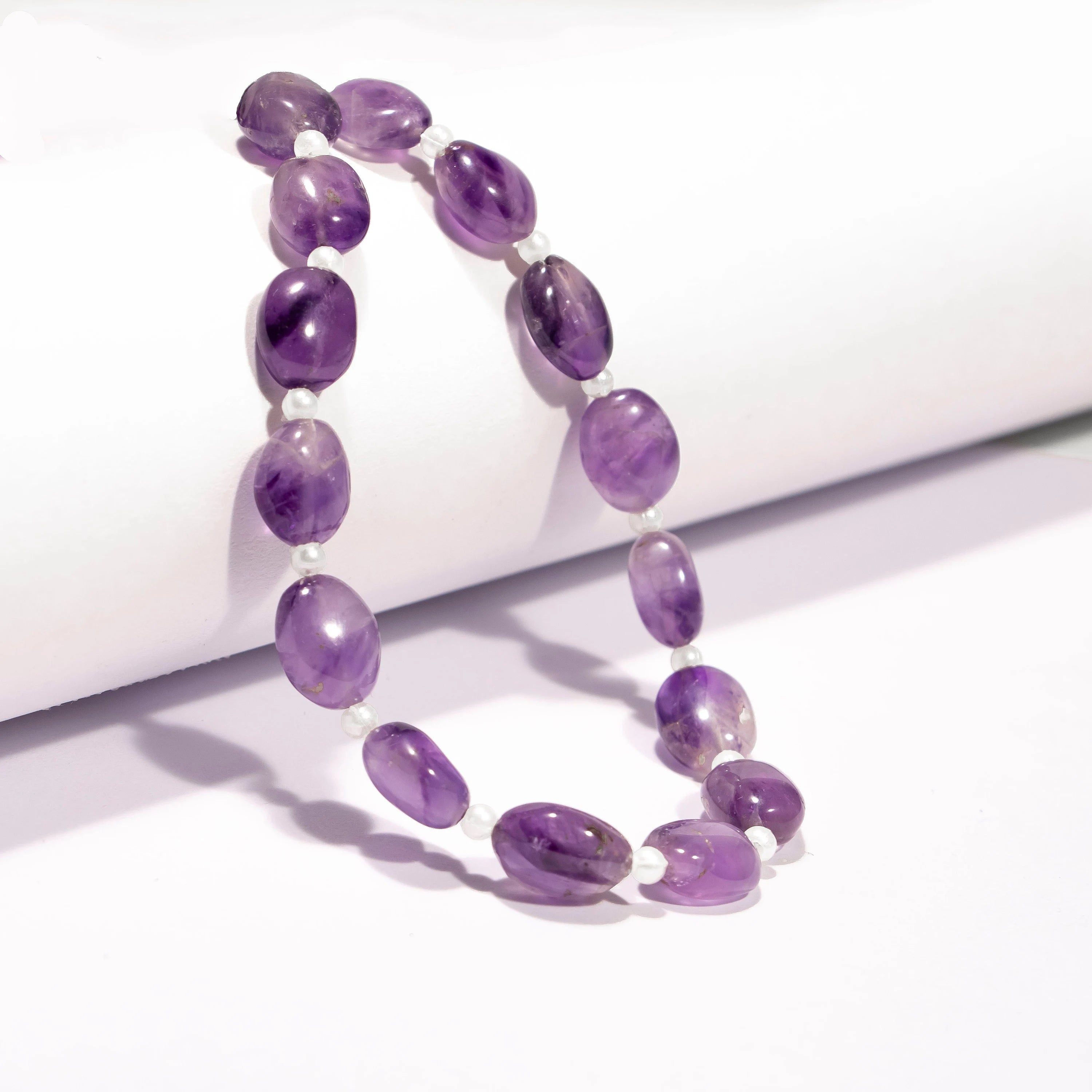 Amethyst Smooth Oval Beads Briolettes, Amethyst Smooth Beads, Amethyst Oval Shape Beads, Amethyst Jewelry Making Gemstone Beads