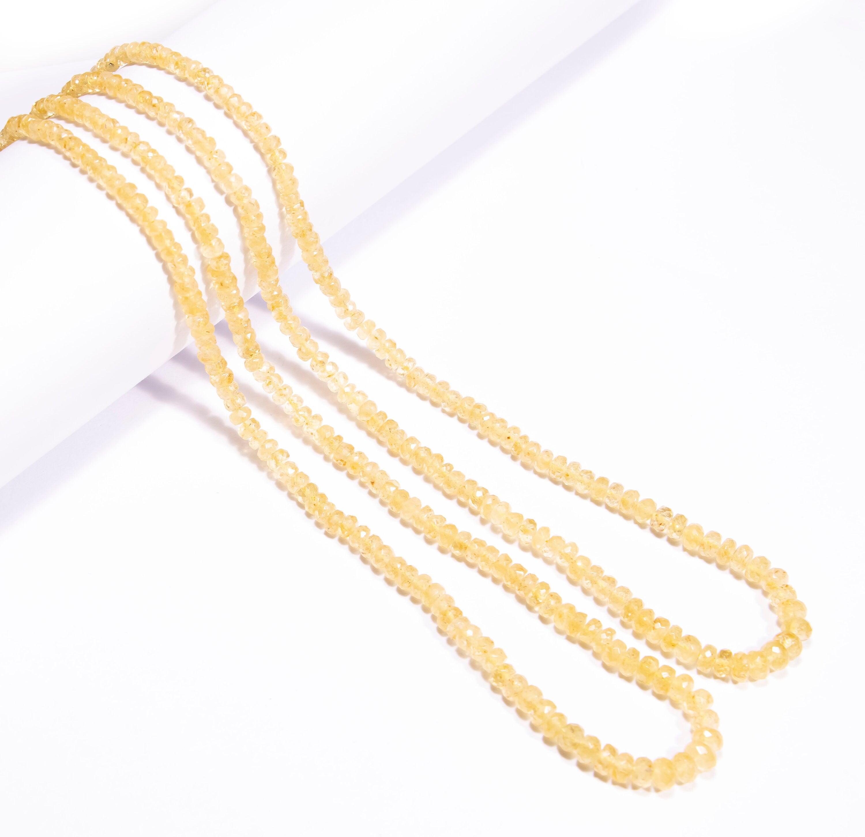AA Quality, Yellow Aquamarine Faceted Beads, Heliodor Faceted Beads, Yellow Aquamarine Jewelry Faceted Gemstone Beads Jewelry