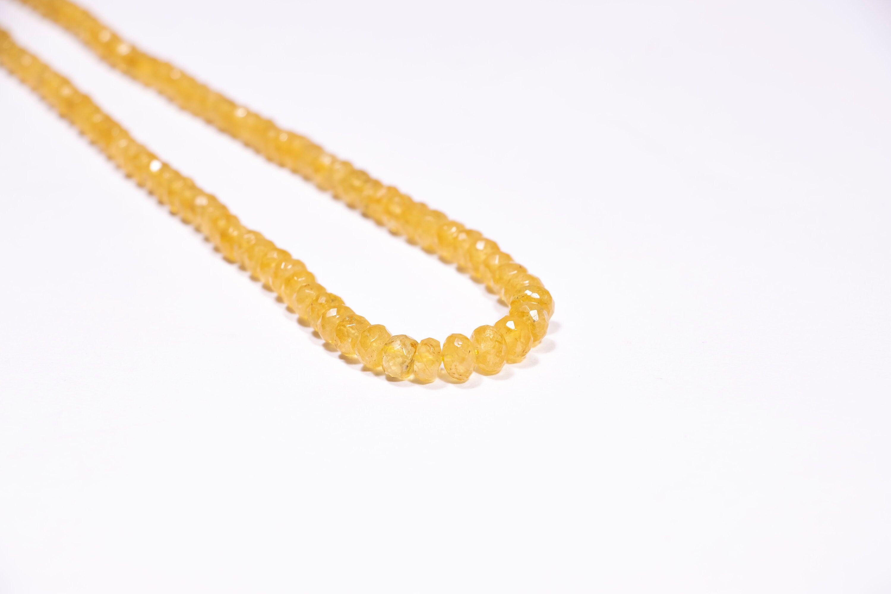 AA Quality, Yellow Aquamarine Faceted Beads, Heliodor Faceted Beads, Yellow Aquamarine Jewelry Faceted Gemstone Beads Jewelry