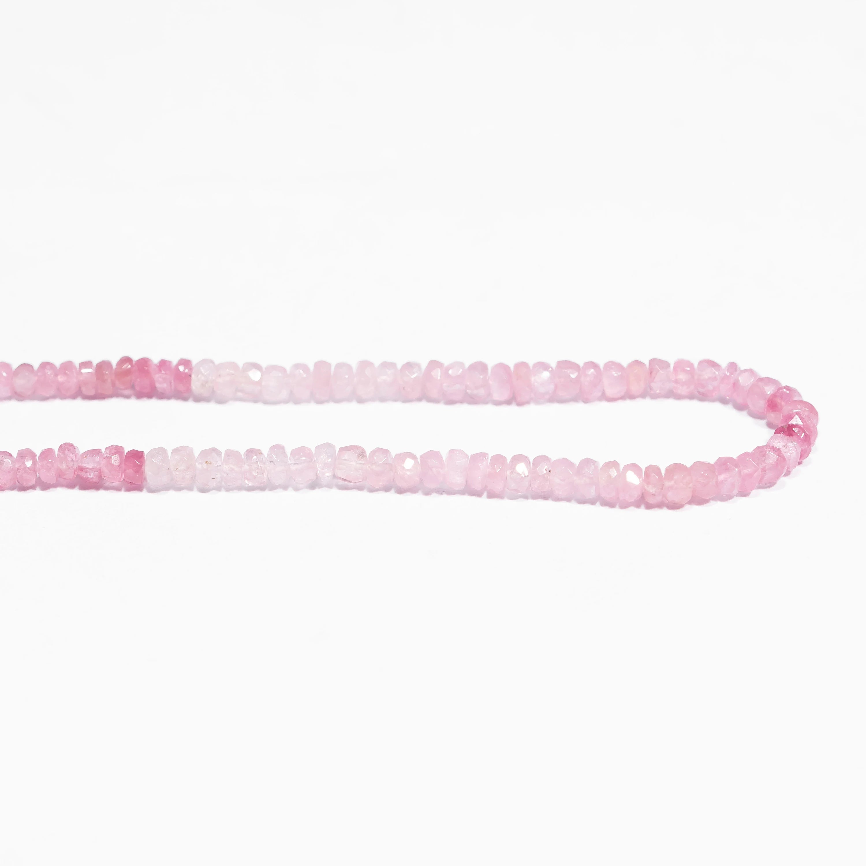 Afghani Pink Tourmaline Faceted Rondelle Beads, Faceted Gemstone, SKU2425