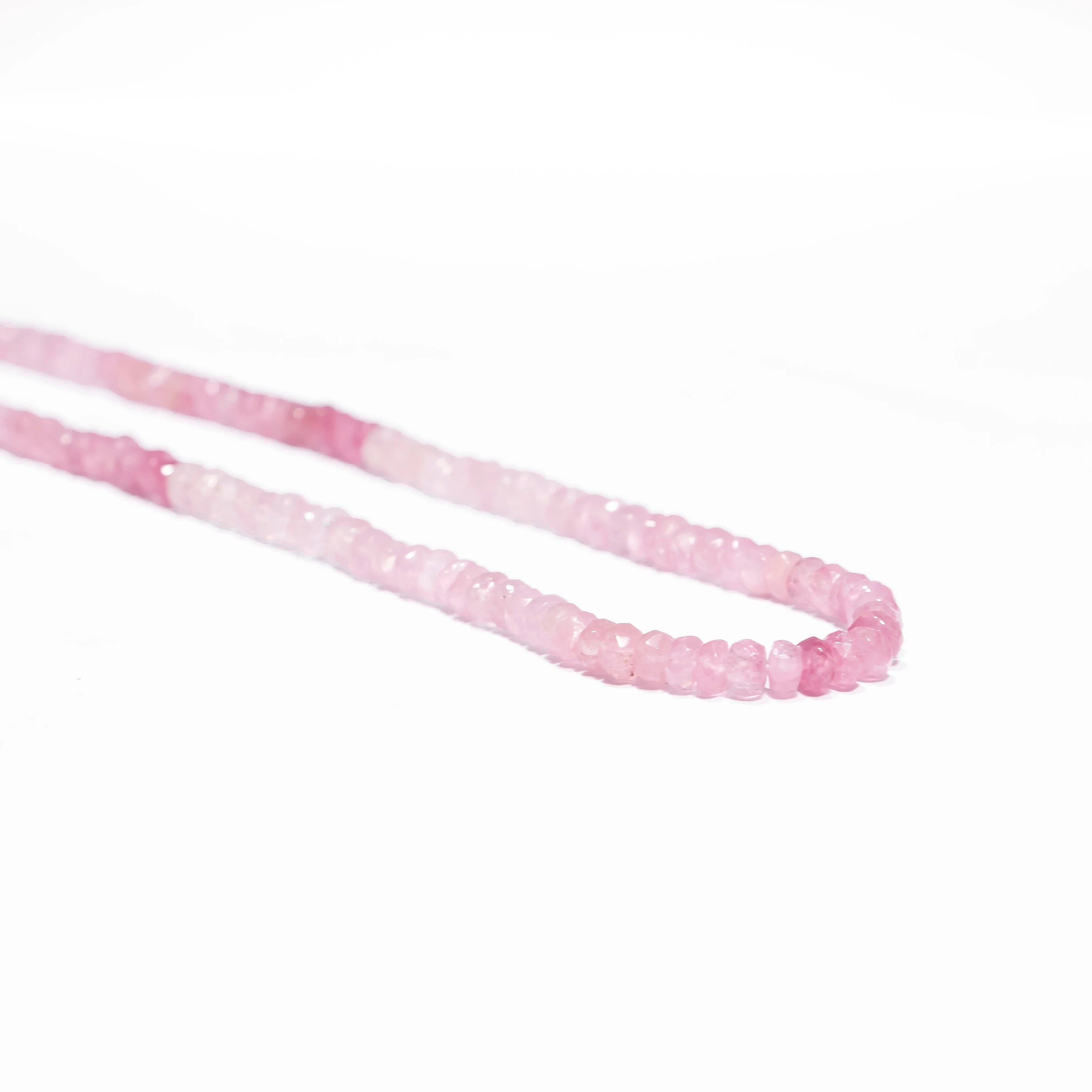 Afghani Pink Tourmaline Faceted Rondelle Beads, Faceted Gemstone, SKU2425