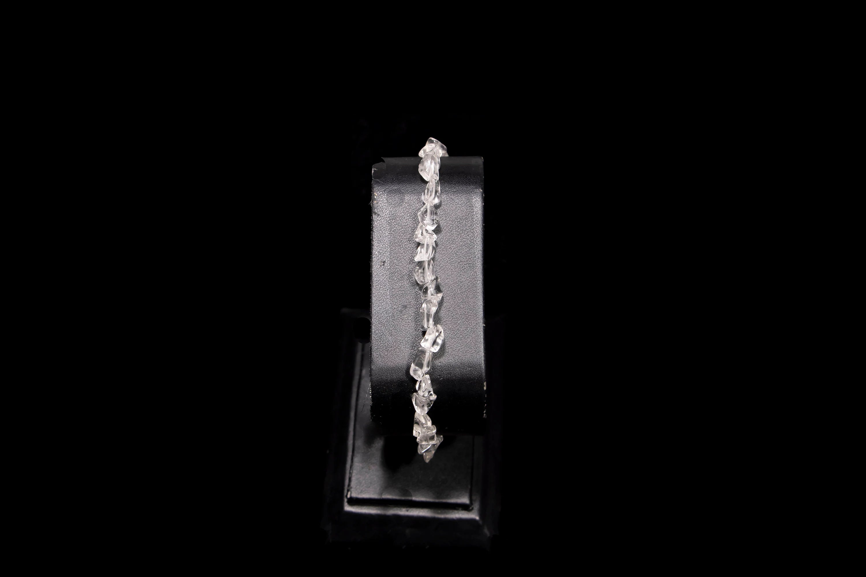 Crystal Quartz Smooth Nuggets Beads Bracelets, SKU2427