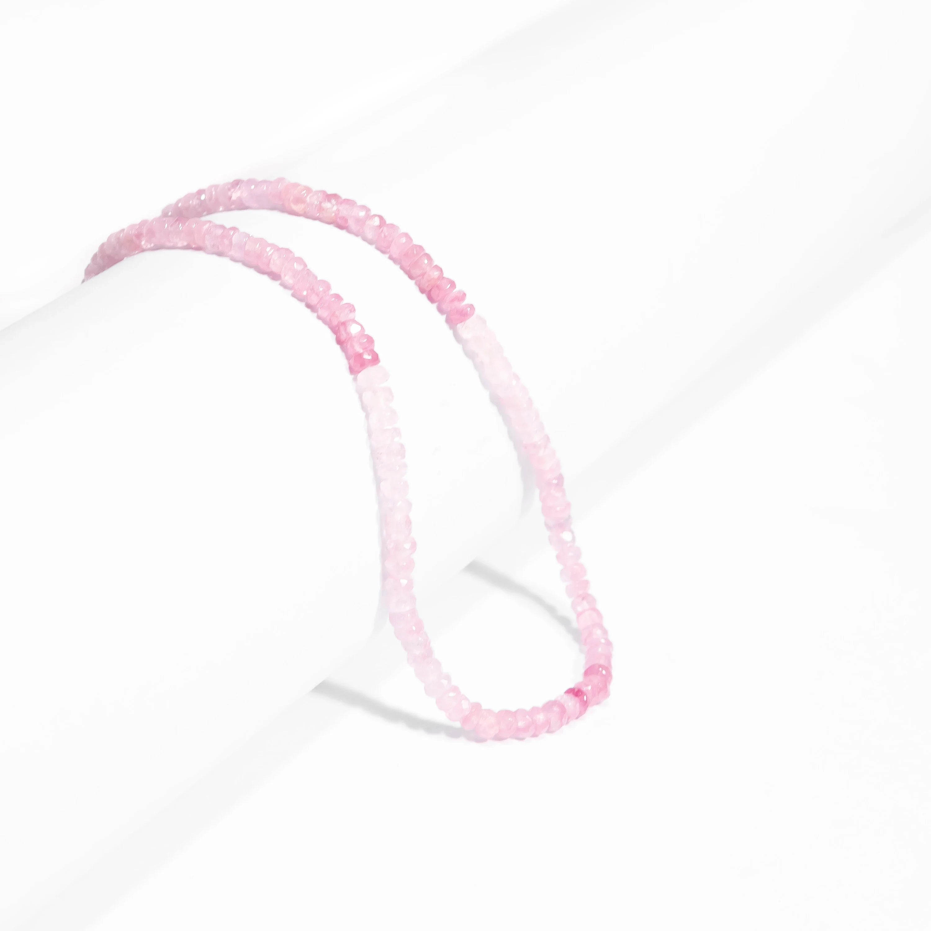 Afghani Pink Tourmaline Faceted Rondelle Beads, Faceted Gemstone, SKU2425