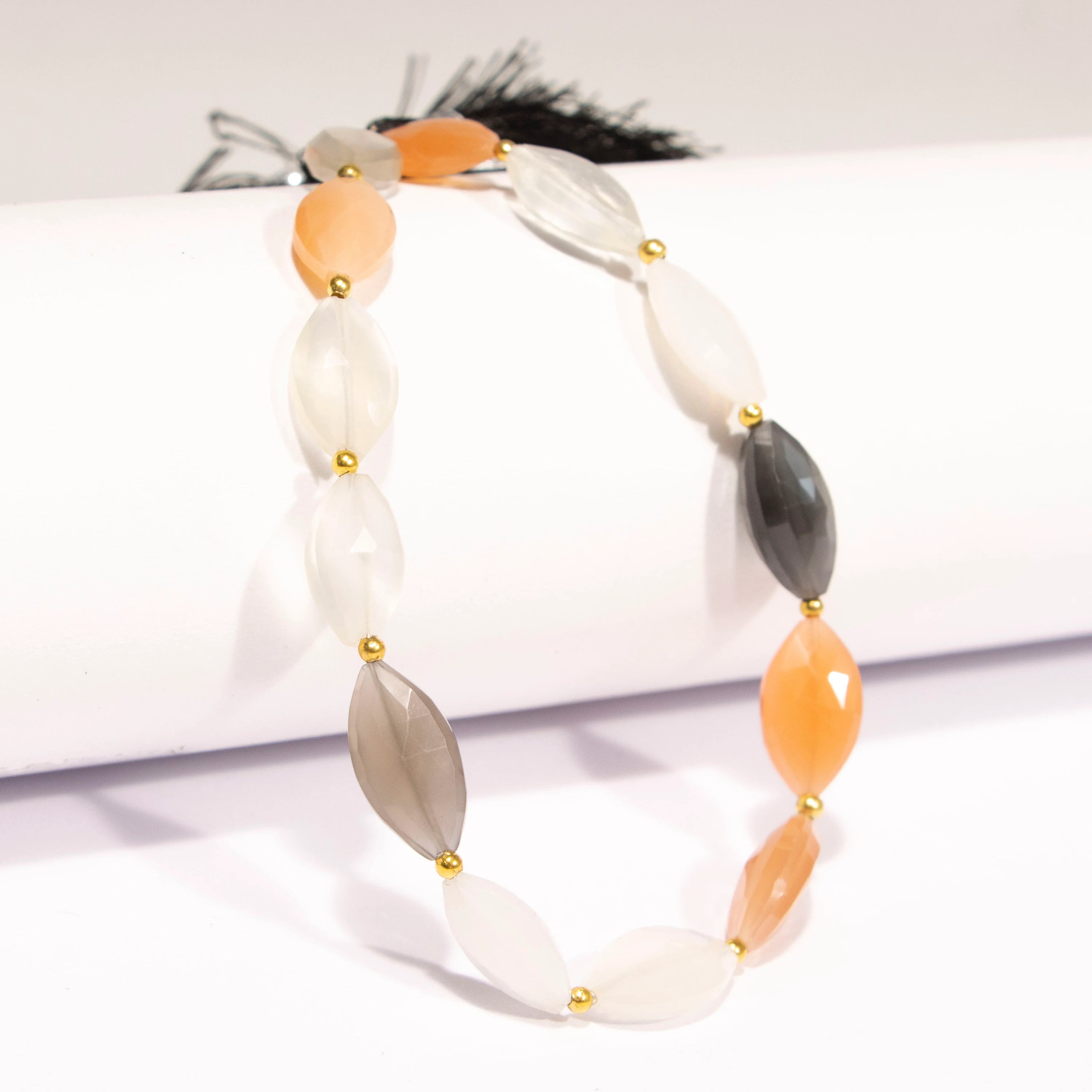 AAA Quality Multi Moonstone Marquise Faceted Beads, (SKU242)