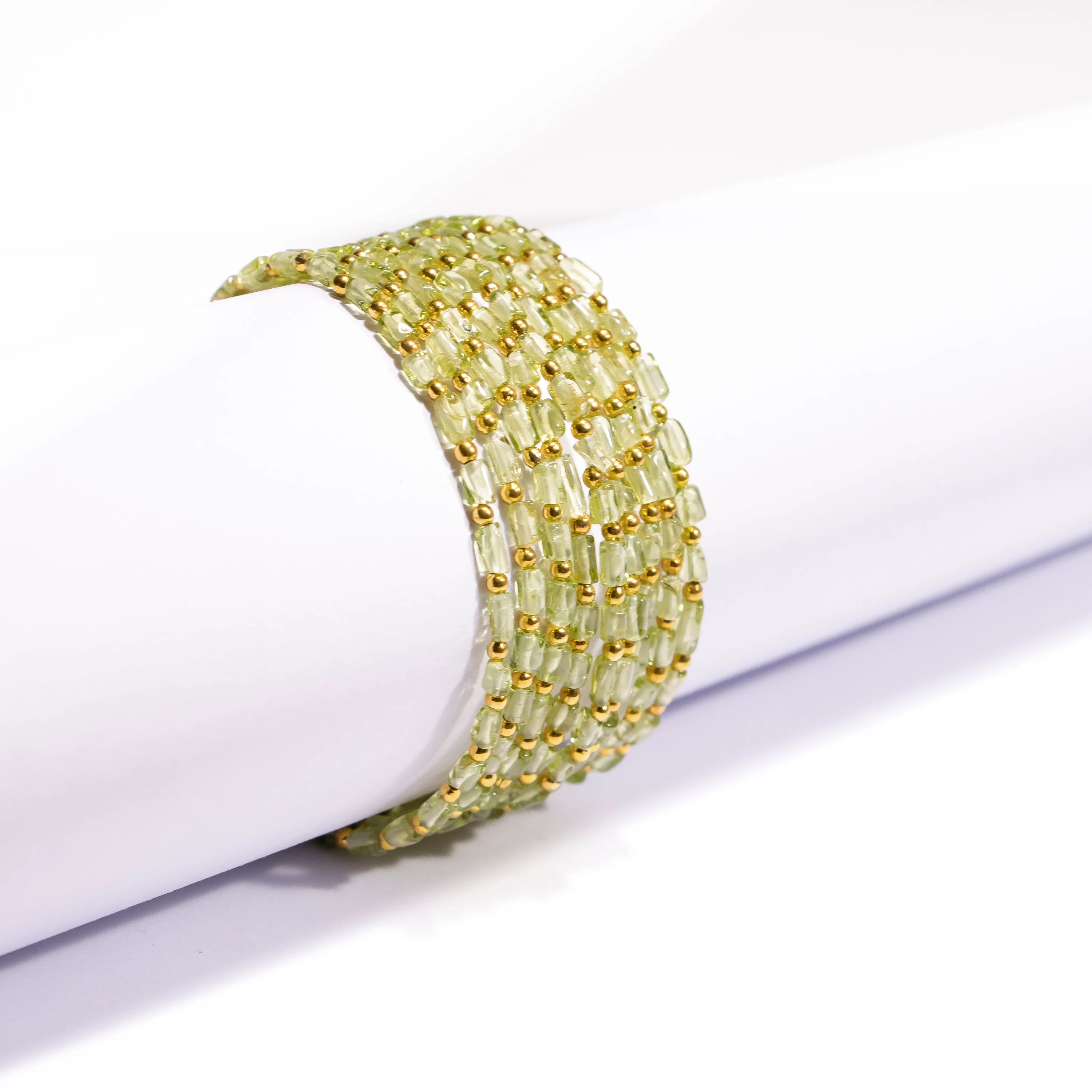 Natural Peridot Smooth Pipe Shape Beads, Peridot Smooth Fancy Pipe Jewelry Making, SKU270