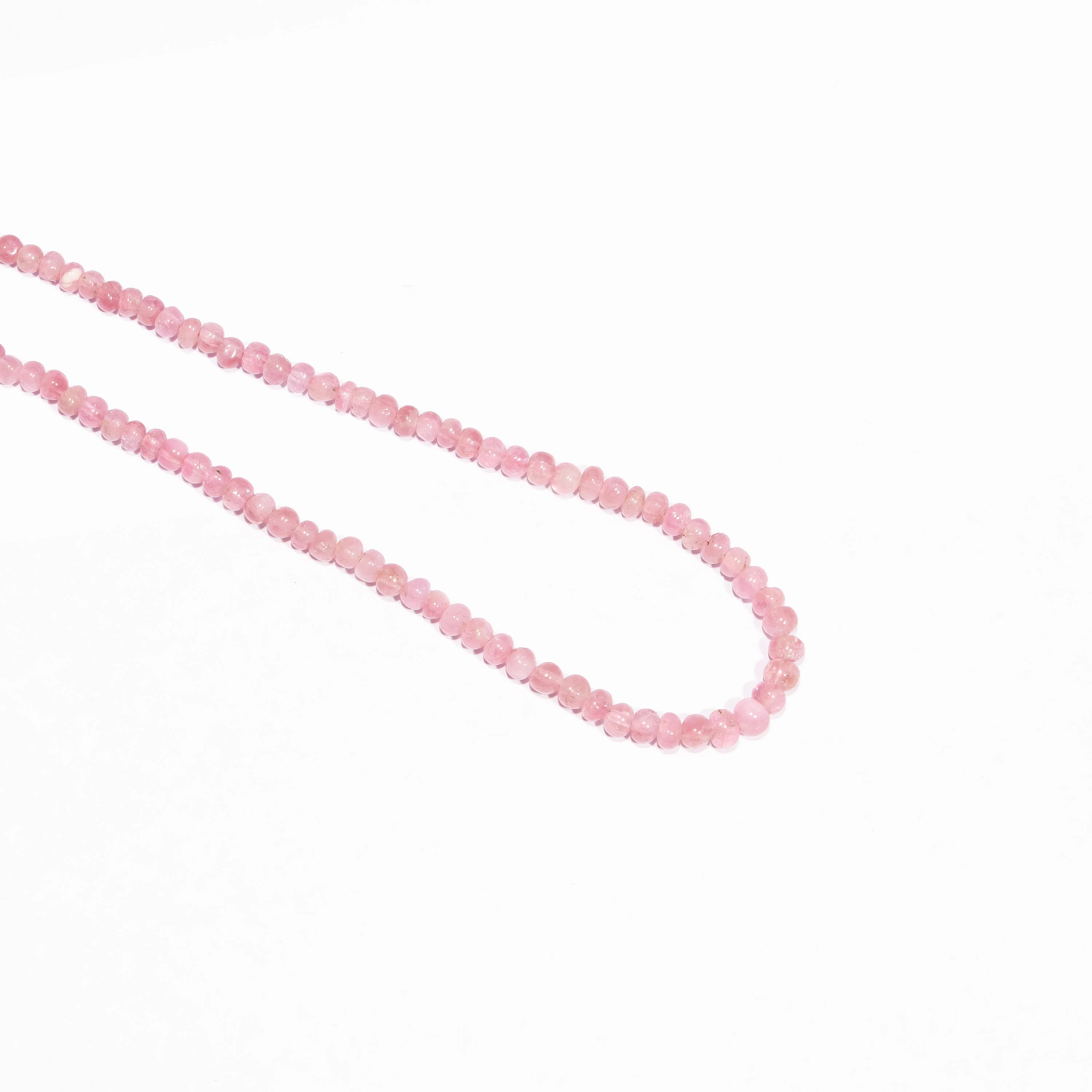 Pink Tourmaline Smooth Rondelle Beads, Tourmaline Rondelle Bead, Smooth Tourmaline, SKU2460