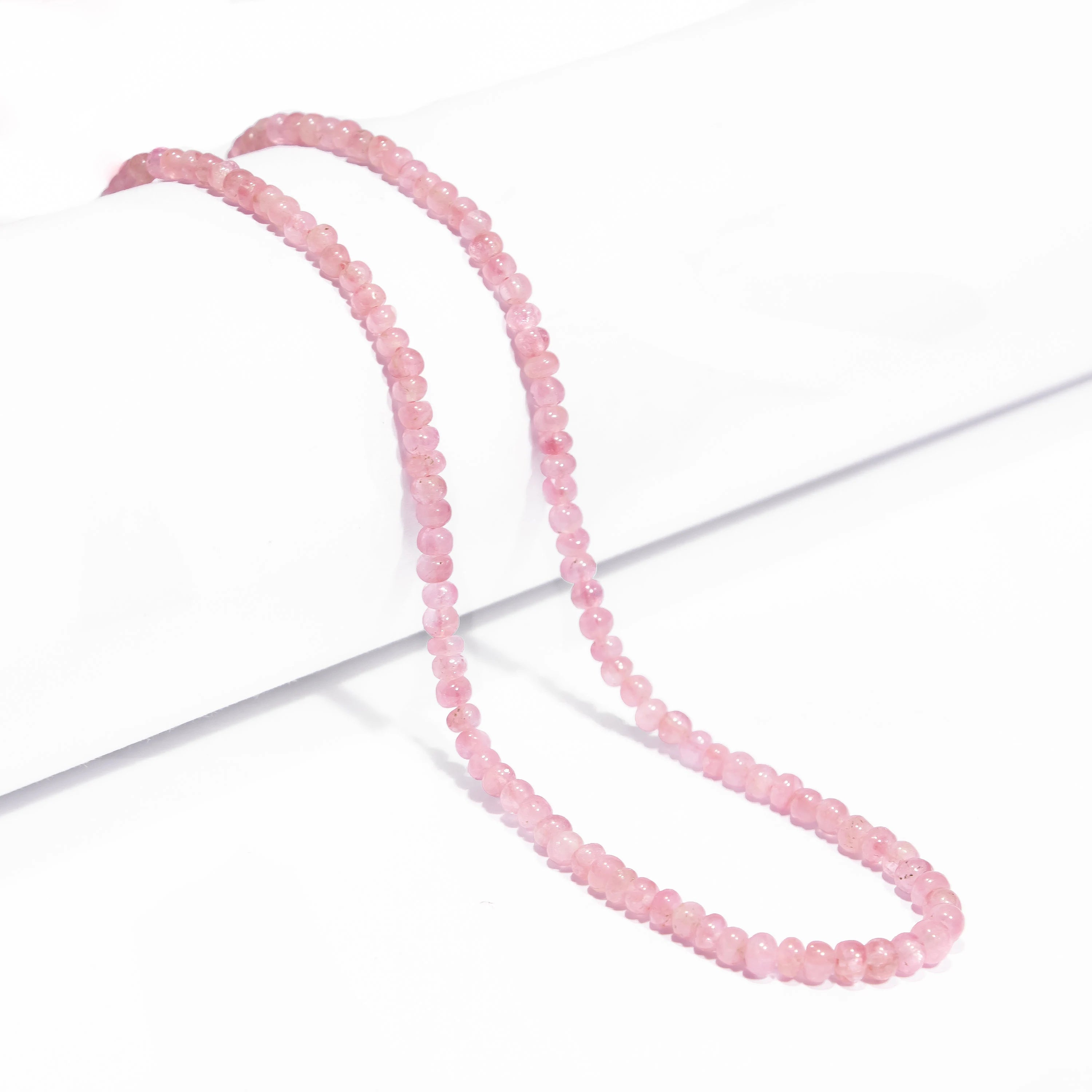 Pink Tourmaline Smooth Rondelle Beads, Tourmaline Rondelle Bead, Smooth Tourmaline, SKU2460