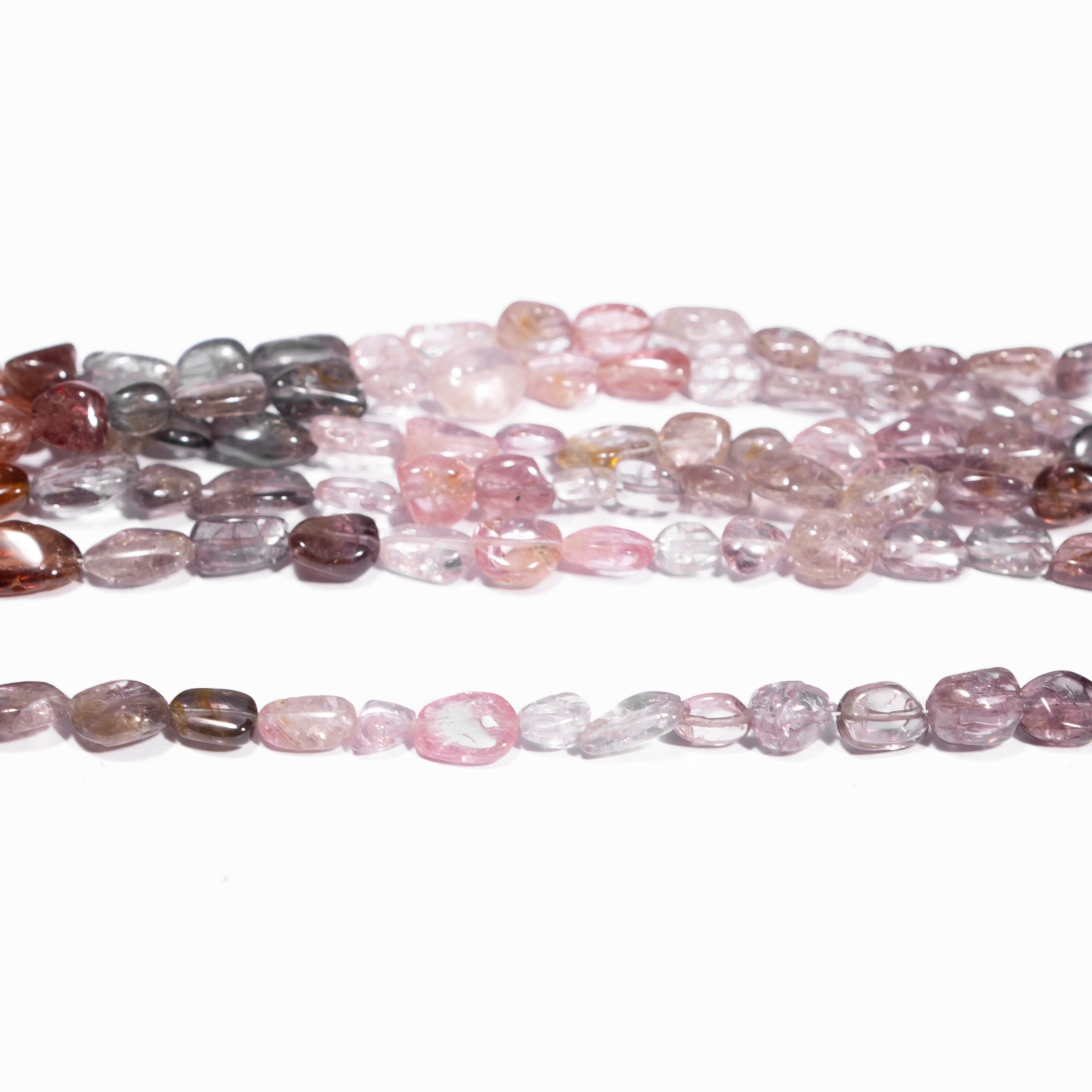 Multi Spinel Smooth Nuggets Beads, Multi Spinel Smooth Beads, SKU2381