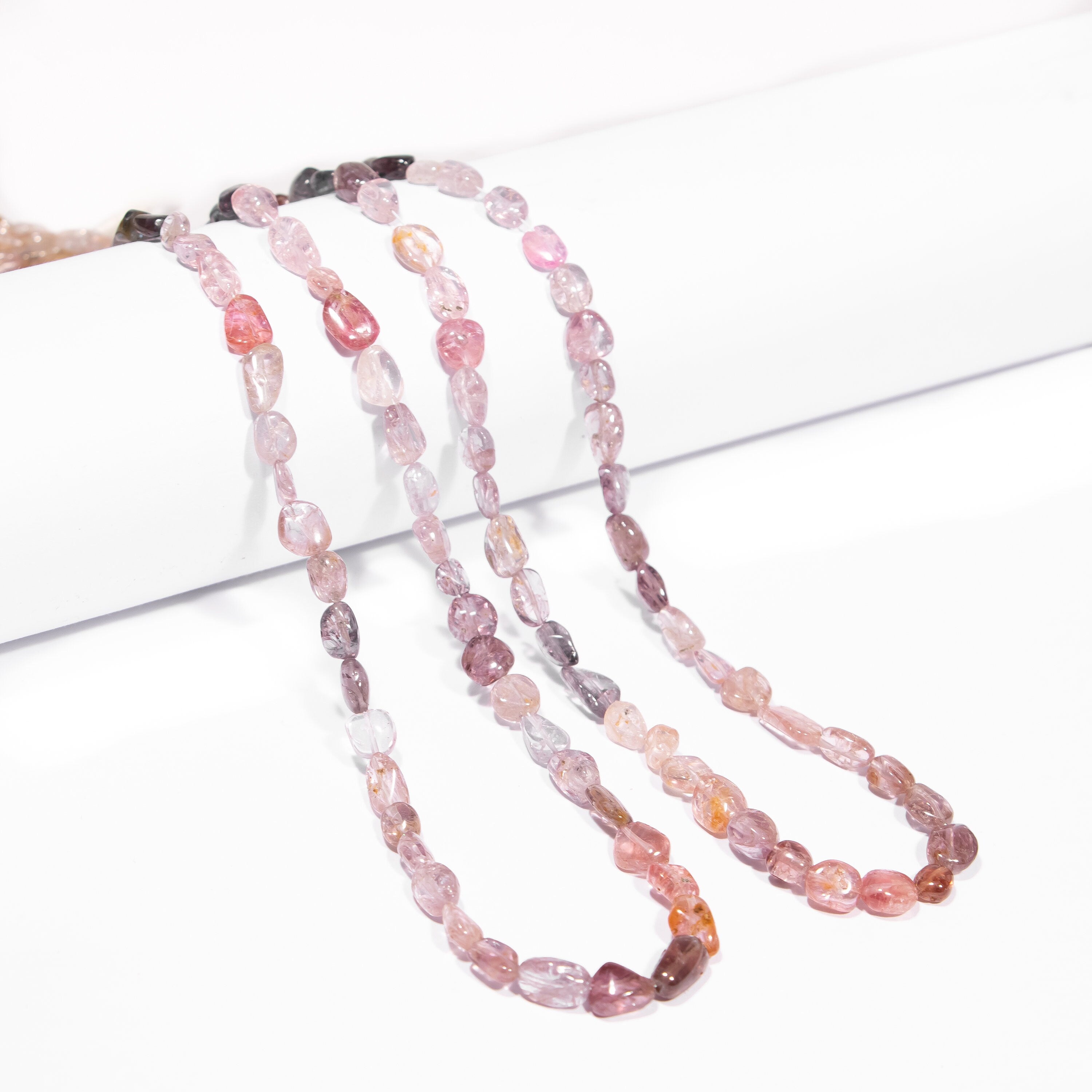 Multi Spinel Smooth Nuggets Beads, Multi Spinel Smooth Beads, SKU2381