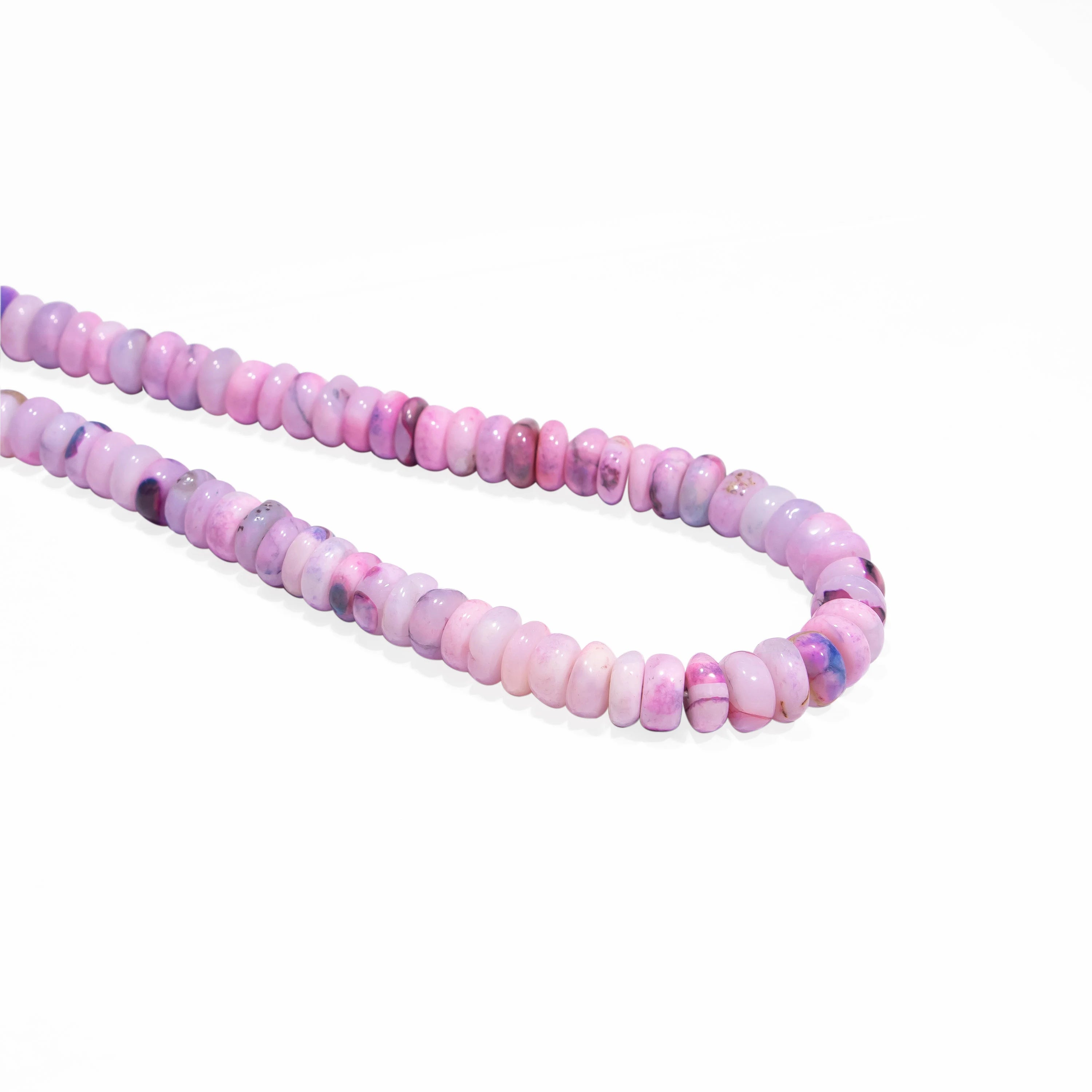 Multi Color Opal Smooth Rondelle Beads, Opal Smooth Gemstone Beads, Opal Rondelle Gemstone Beads, Jewelry Making Gemstone Beads