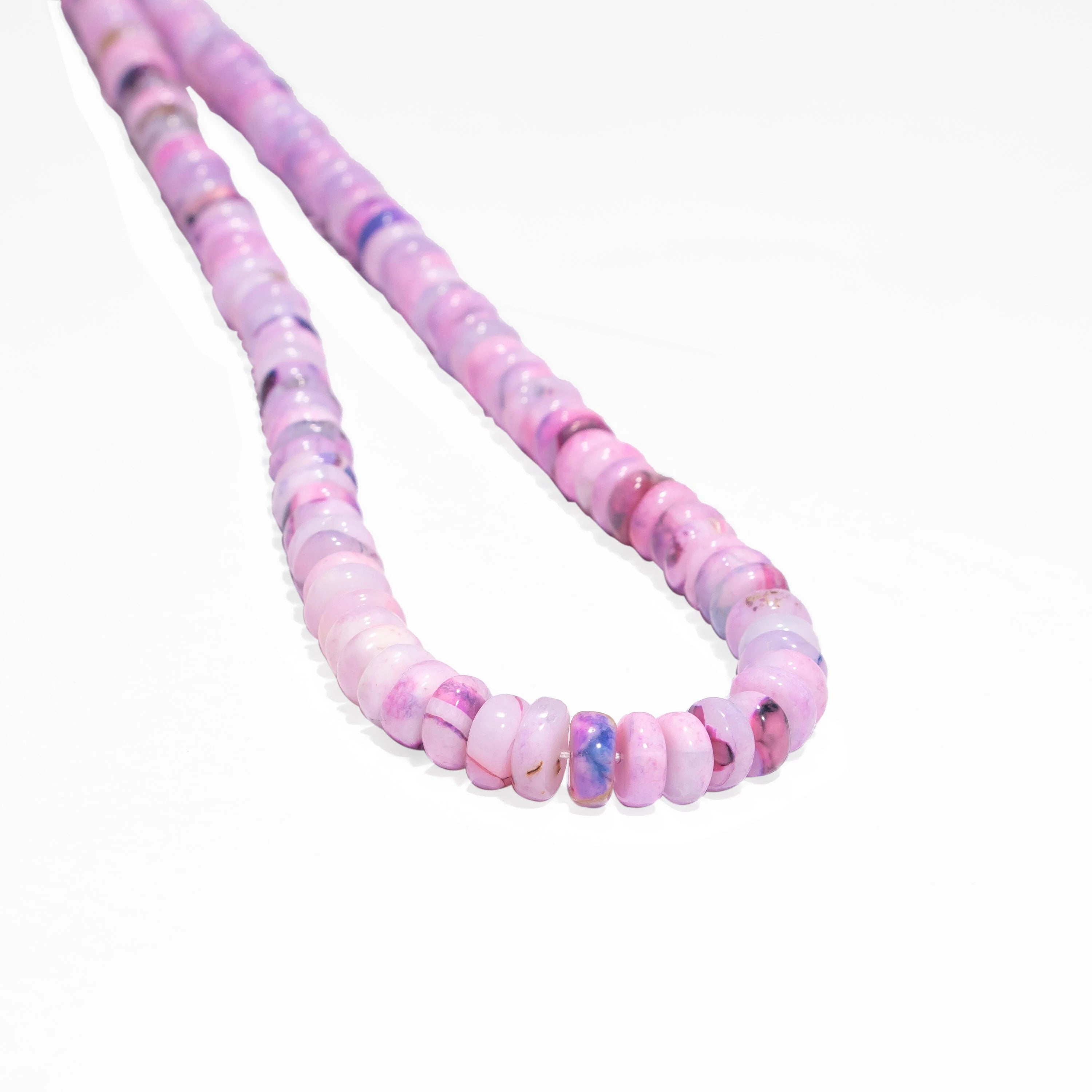 Multi Color Opal Smooth Rondelle Beads, Opal Smooth Gemstone Beads, Opal Rondelle Gemstone Beads, Jewelry Making Gemstone Beads