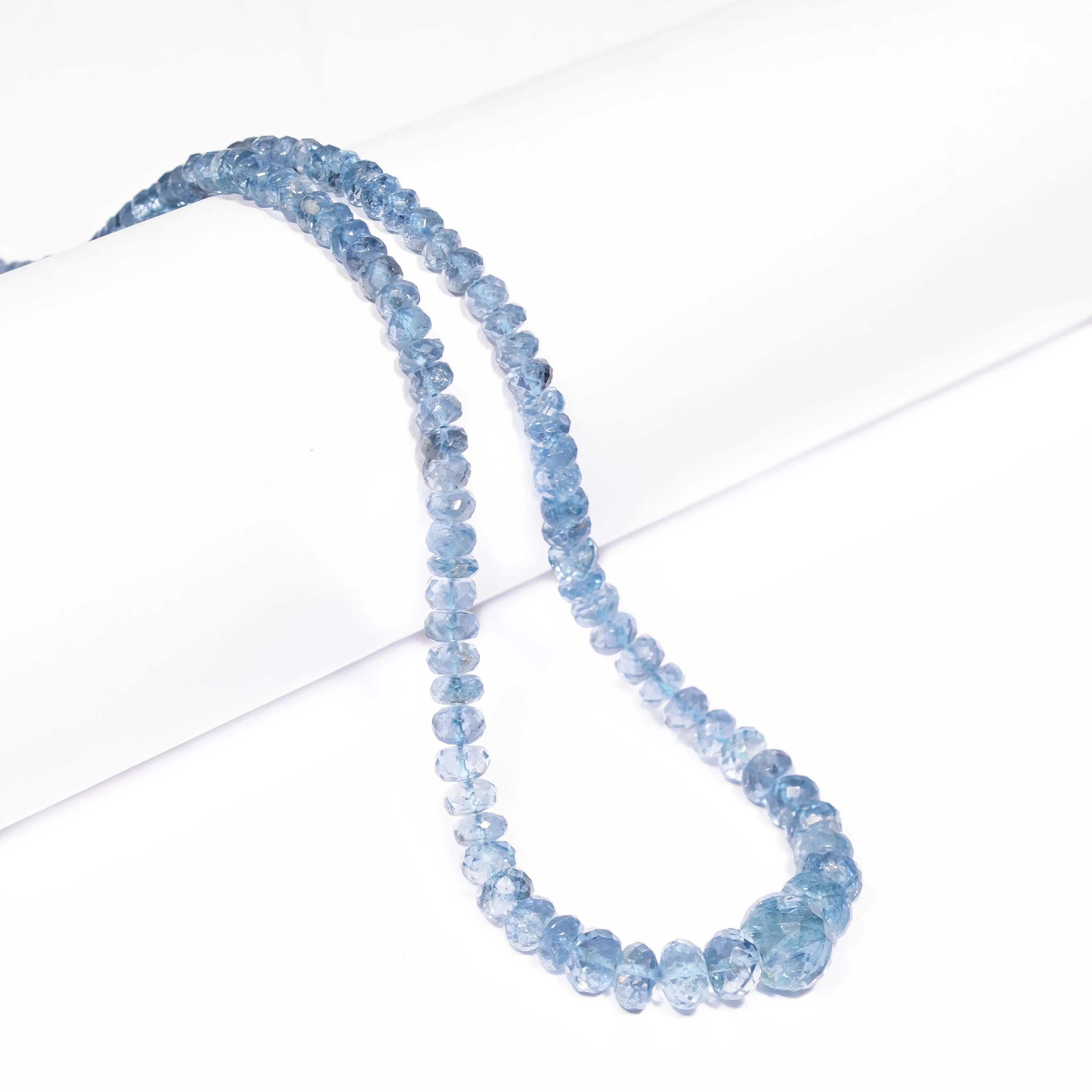Blue Aquamarine Faceted Rondelle Beads, Blue Aqua Faceted Beads, Aqua Rondelle Beads, Aqua Jewelry Making Gemstone Beads