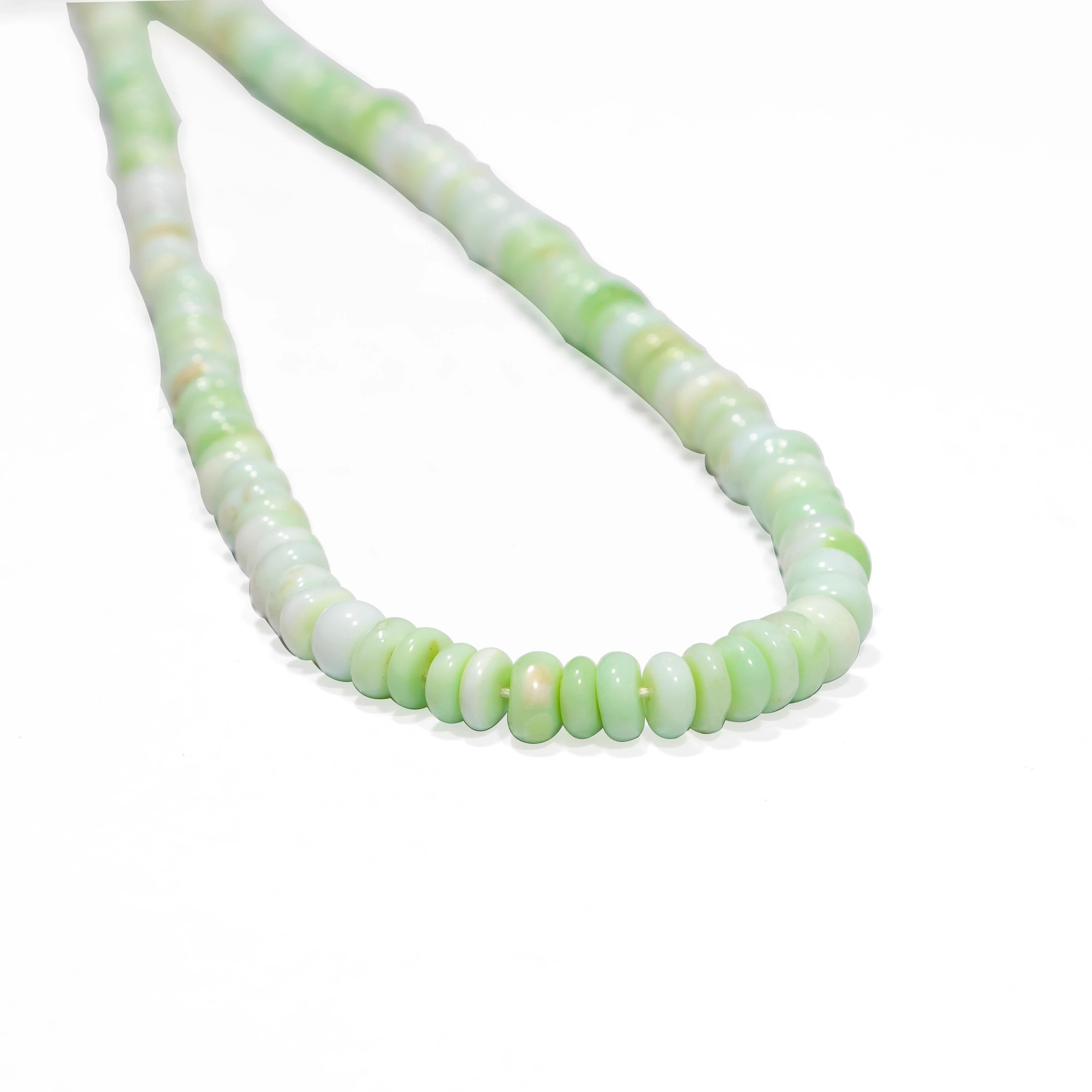 Green Color Opal Smooth Rondelle Beads, Fancy Color Opal Beads, Opal Smooth Beads, Opal Rondelle Beads, Jewelry Making Beads, SKU2471