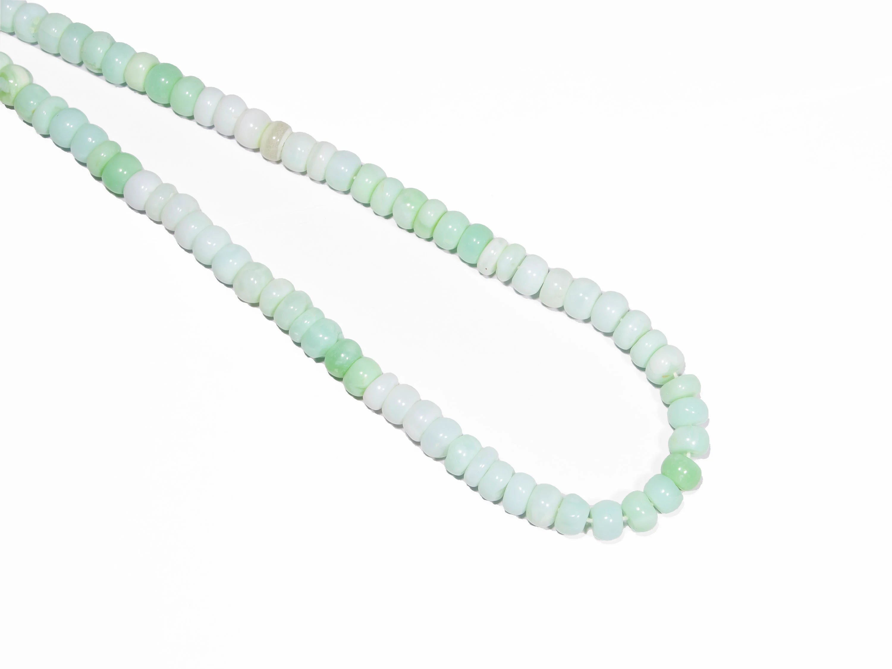 Green Color Opal Smooth Rondelle Beads, Opal Smooth Gemstone Beads, Opal Rondelle Gemstone Beads, Jewelry Making Gemstone Beads