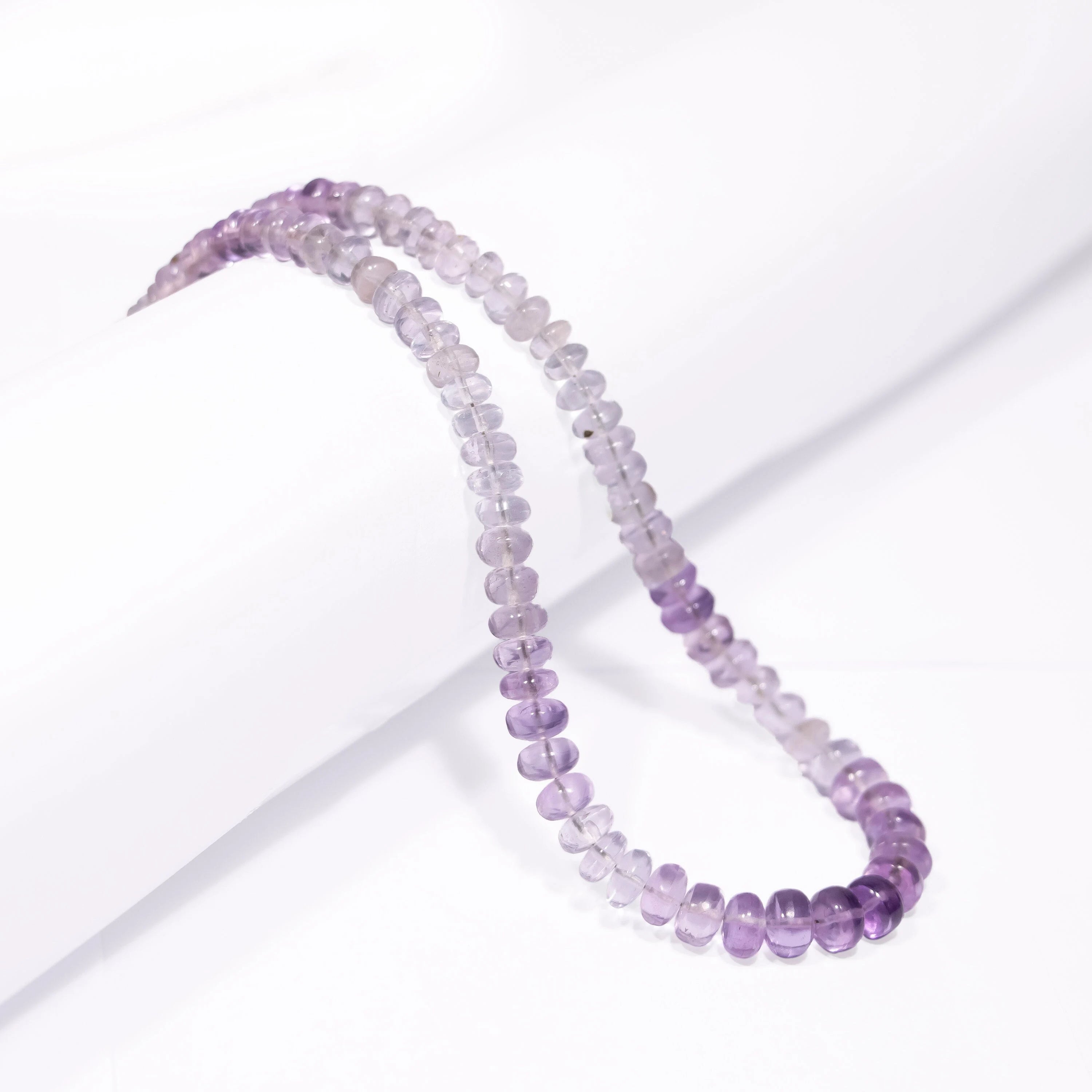 Natural Fluorite Smooth Rondelle Beads, High Quality Gemstone Beads, DIY Making Jewelry, SKU2369