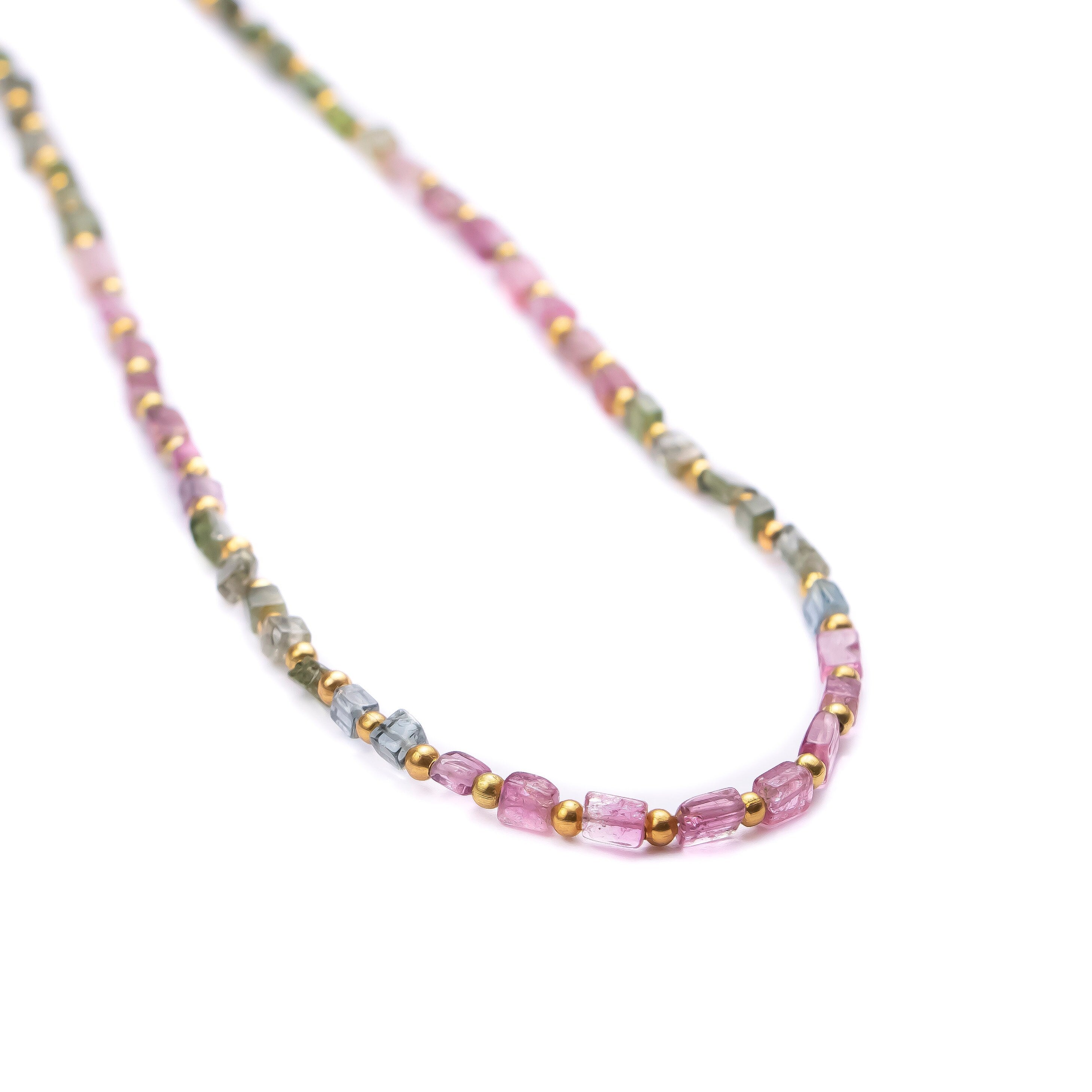 AAA Grade Tourmaline, Natural Multi Tourmaline Smooth Rectangle Beads, 3 To 5 mm, 22 Inch Strand, Tourmaline Boxy Shape Beads, (SKU213)