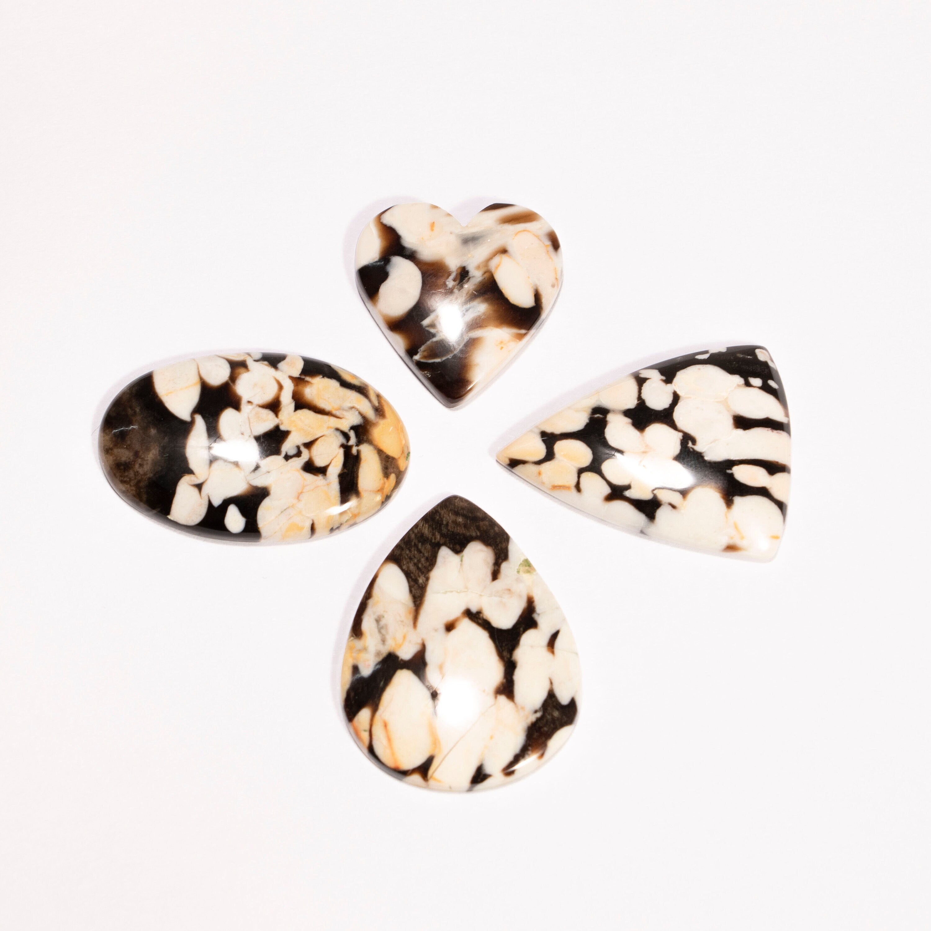 Peanut Wood Mix Shape Smooth Gemstone, Peanut Wood loose Cabochons, Peanut wood Stone, SKU2354