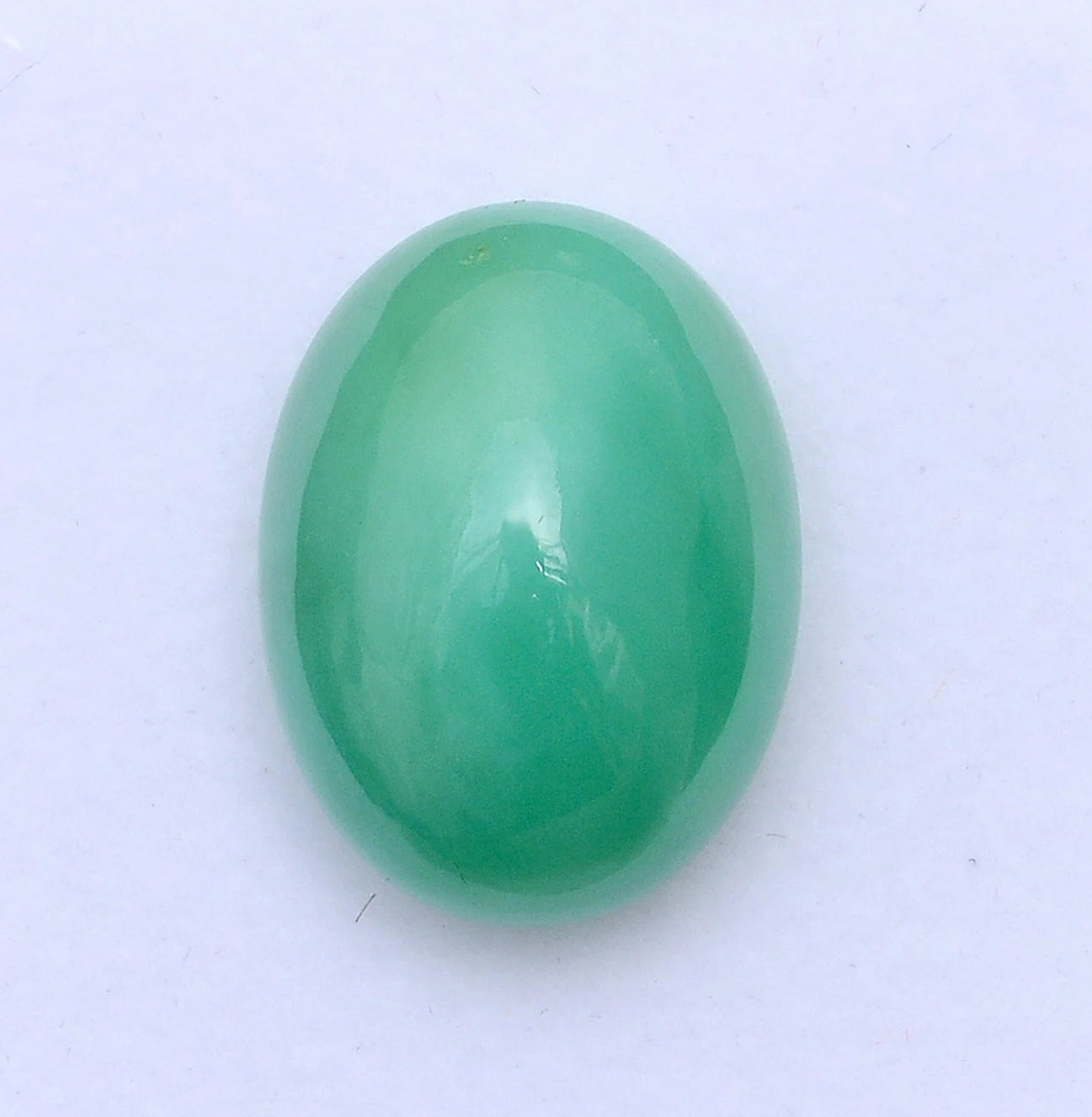 Natural Chrysoprase Oval Cabochon, Chrysoprase Loose Gemstone, Green Chrysoprase Ring Stone, Chrysoprase Jewelry Making Gemstone (SKU182)