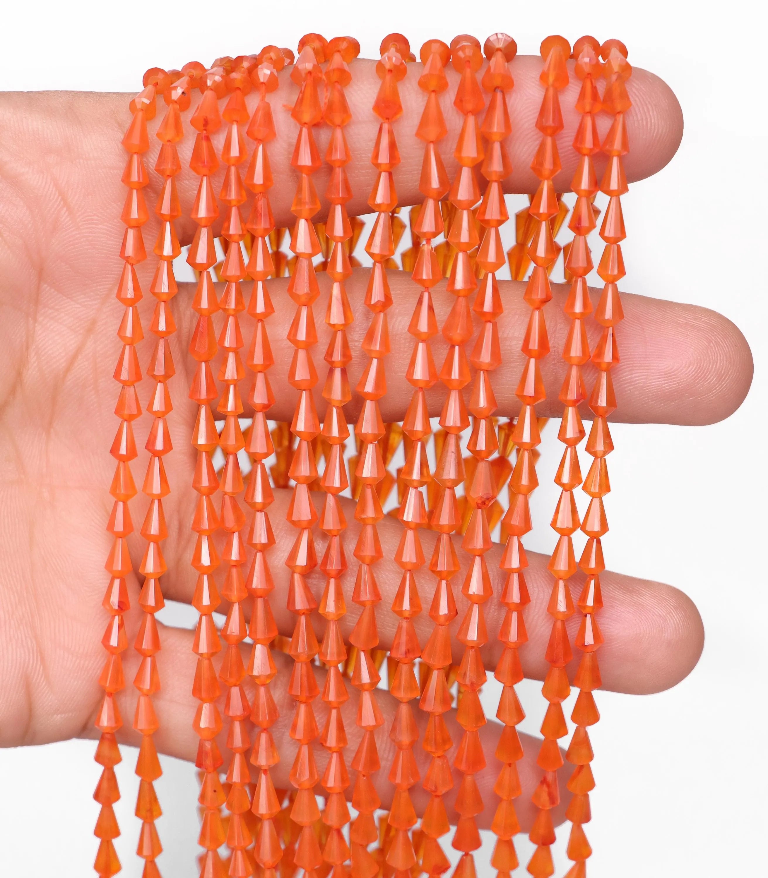 AAA Quality Natural Carnelian Gemstone Beads, Orange Beads, Straight Drill Beads, Carnelian Beads for Jewelry Making (SKU355)