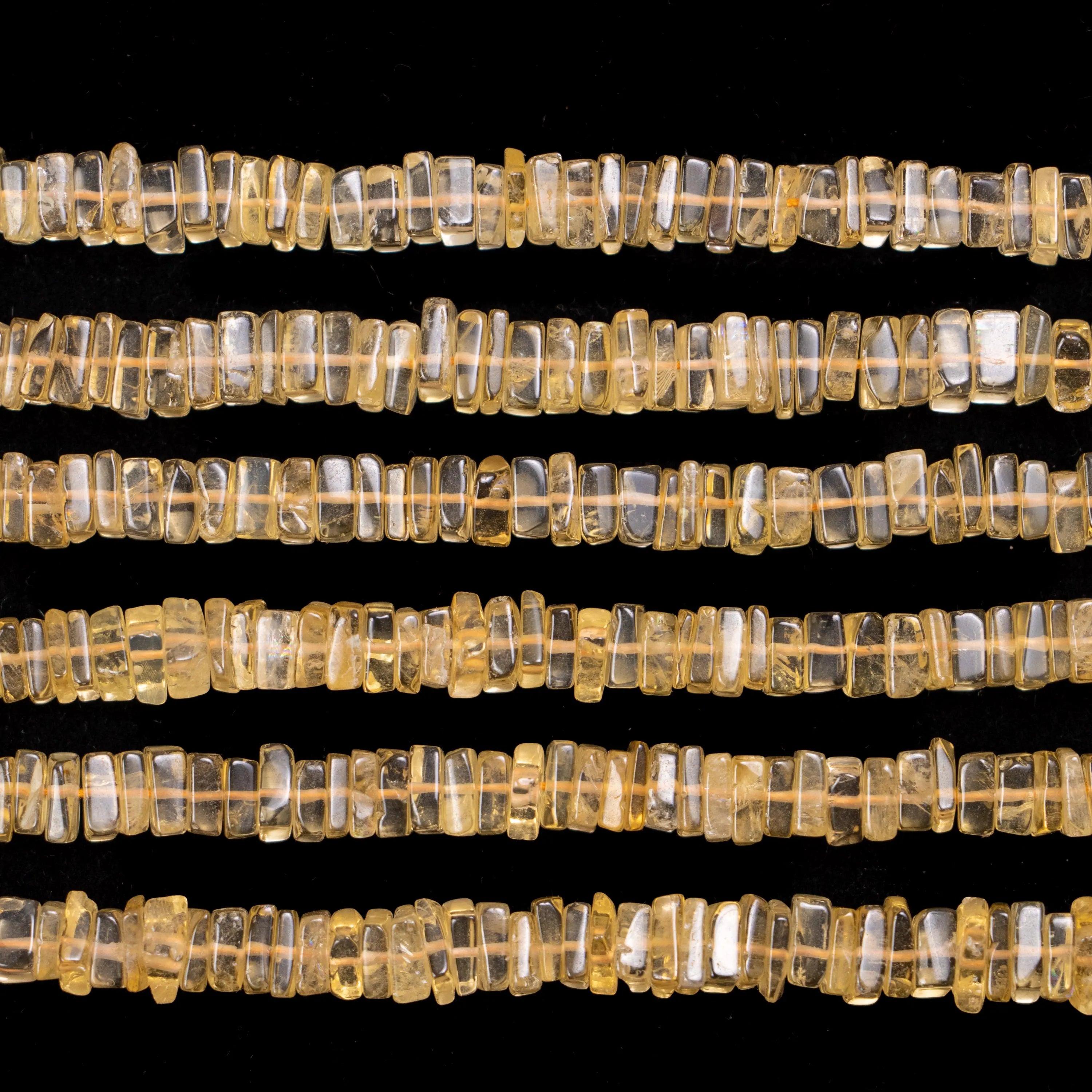 Natural Citrine Smooth Square Beads, Citrine Square Beads, Citrine Square Gemstone, Jewelry Beads, 16 Inch, SKU 112