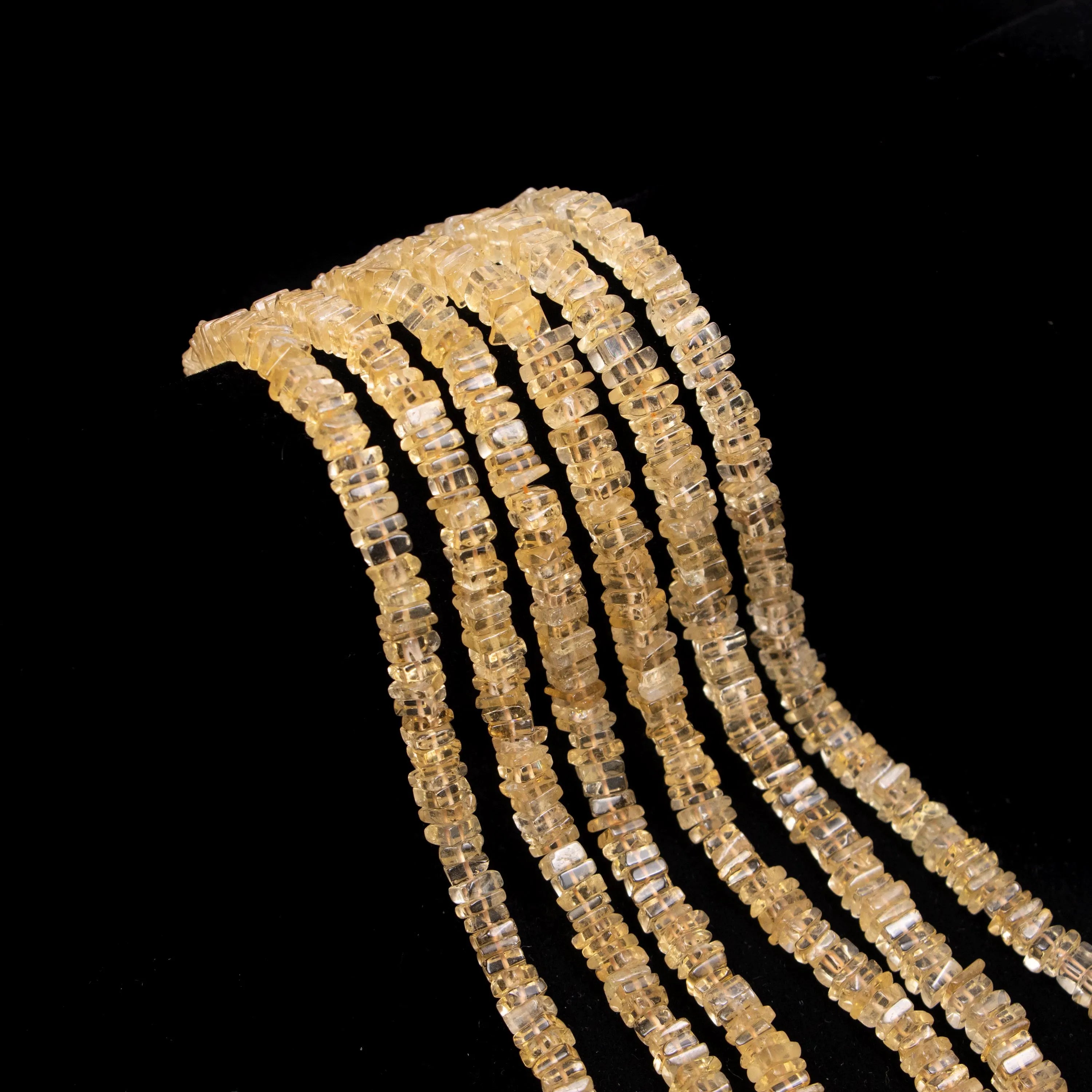 Natural Citrine Smooth Square Beads, Citrine Square Beads, Citrine Square Gemstone, Jewelry Beads, 16 Inch, SKU 112