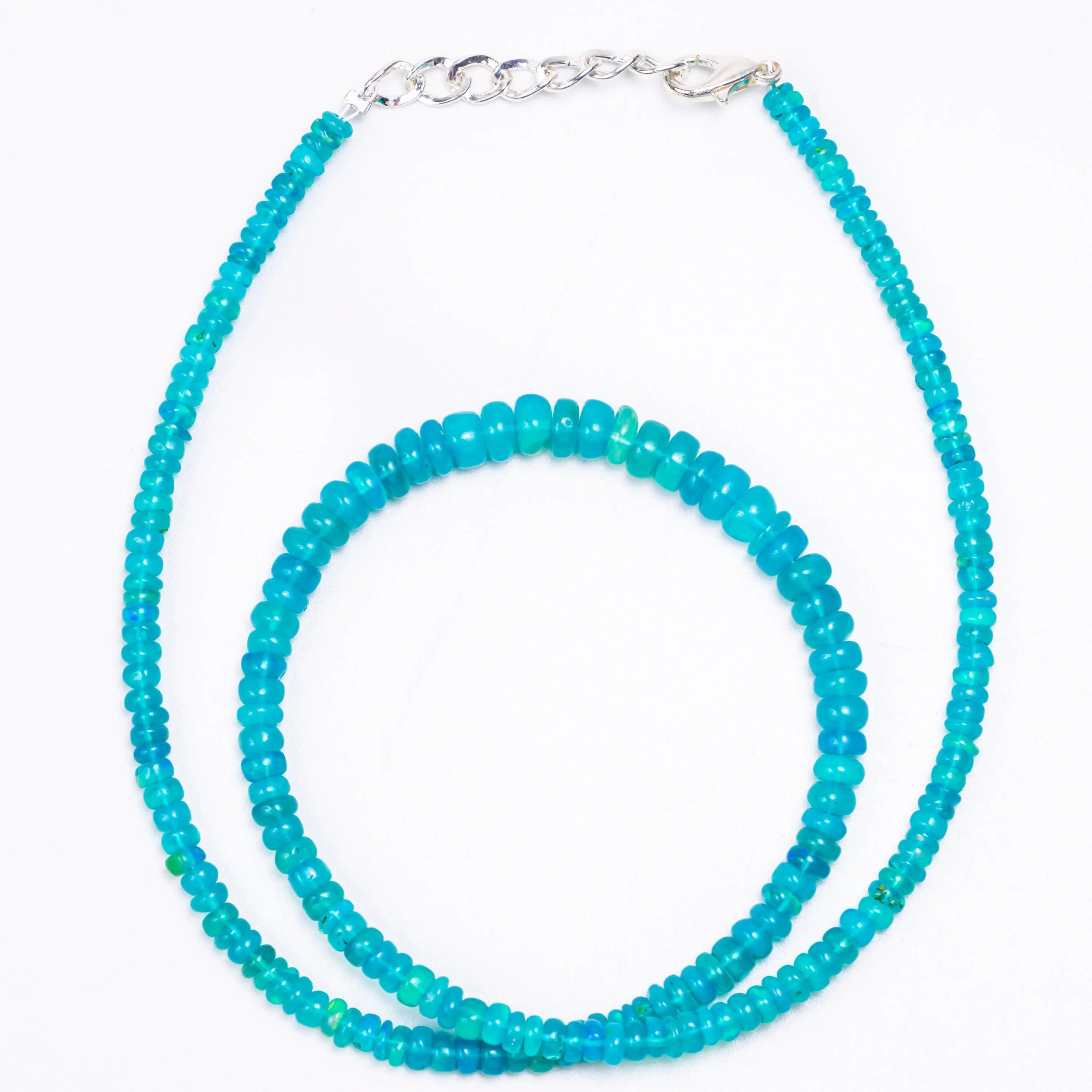 AAA Quality Ethiopian Opal Smooth Rondelle Beads, 3.5 mm To 6 mm, SKU2118