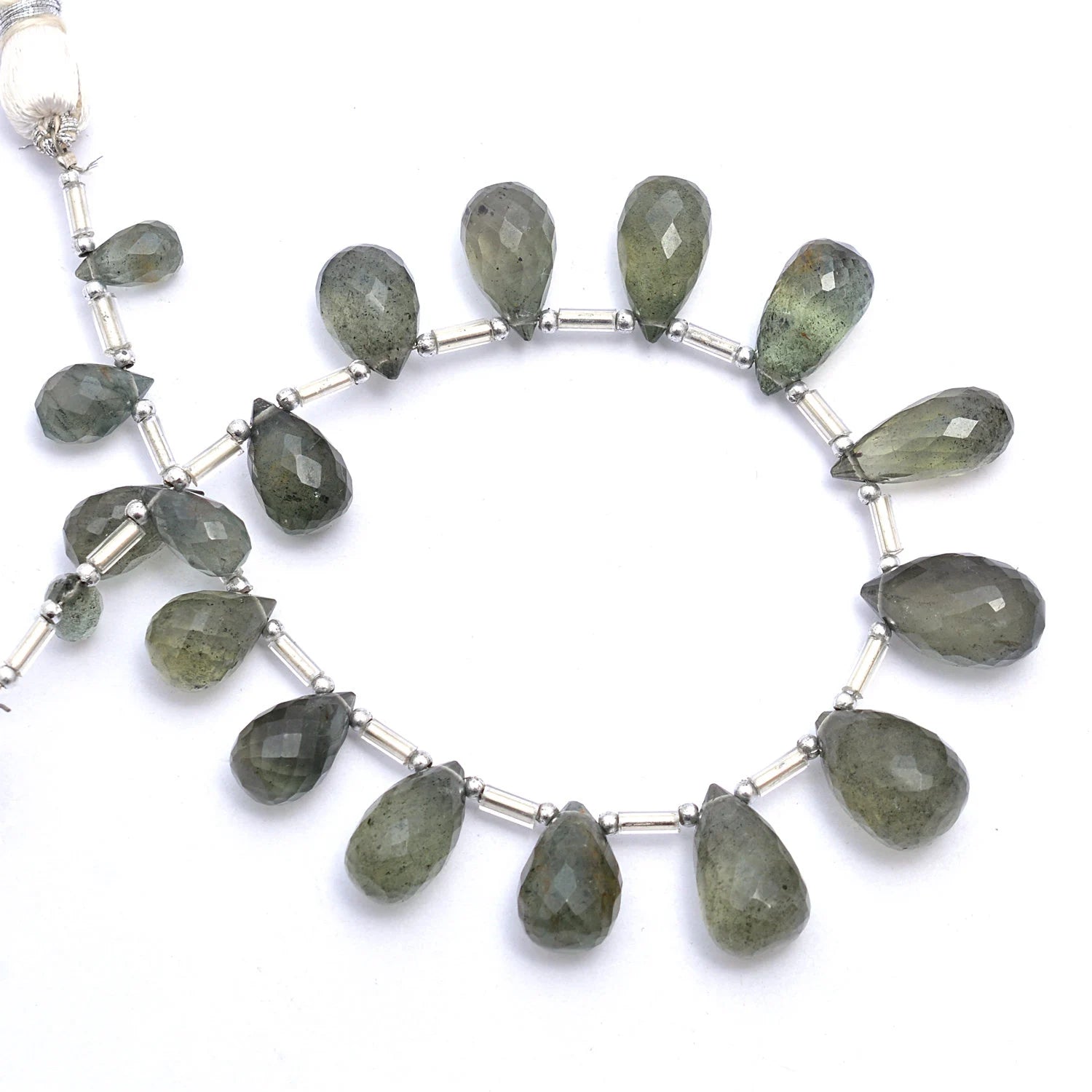 Moss Aquamarine Beads, Faceted Tear Drops Gemstone, Natural Aquamarine Wholesale Beads Supplier