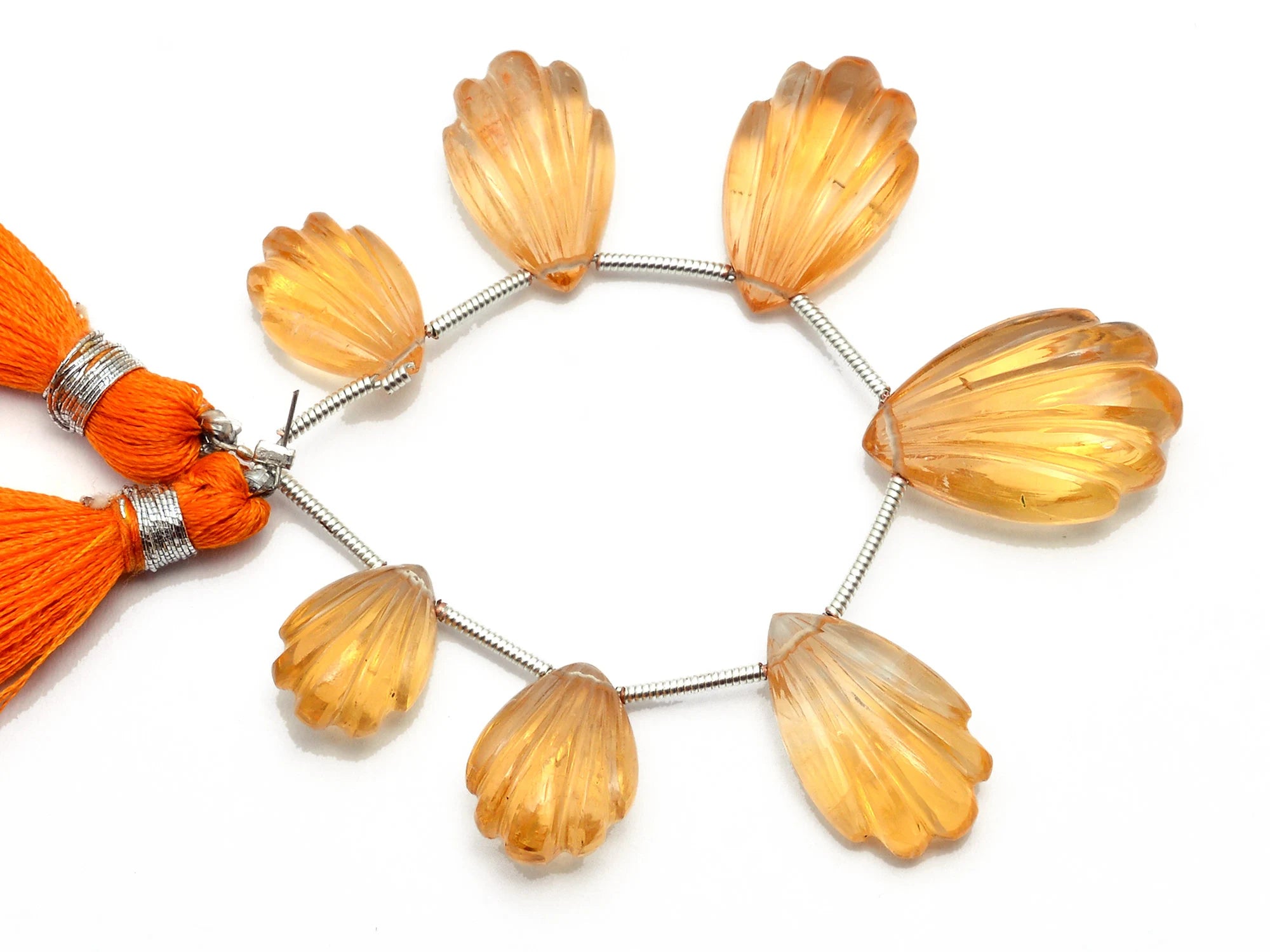 Natural Citrine Smooth Carving Pear Beads, AA Quality Yellow Citrine Supplier, Unique Jewelry Making Beads, (SKU1058)