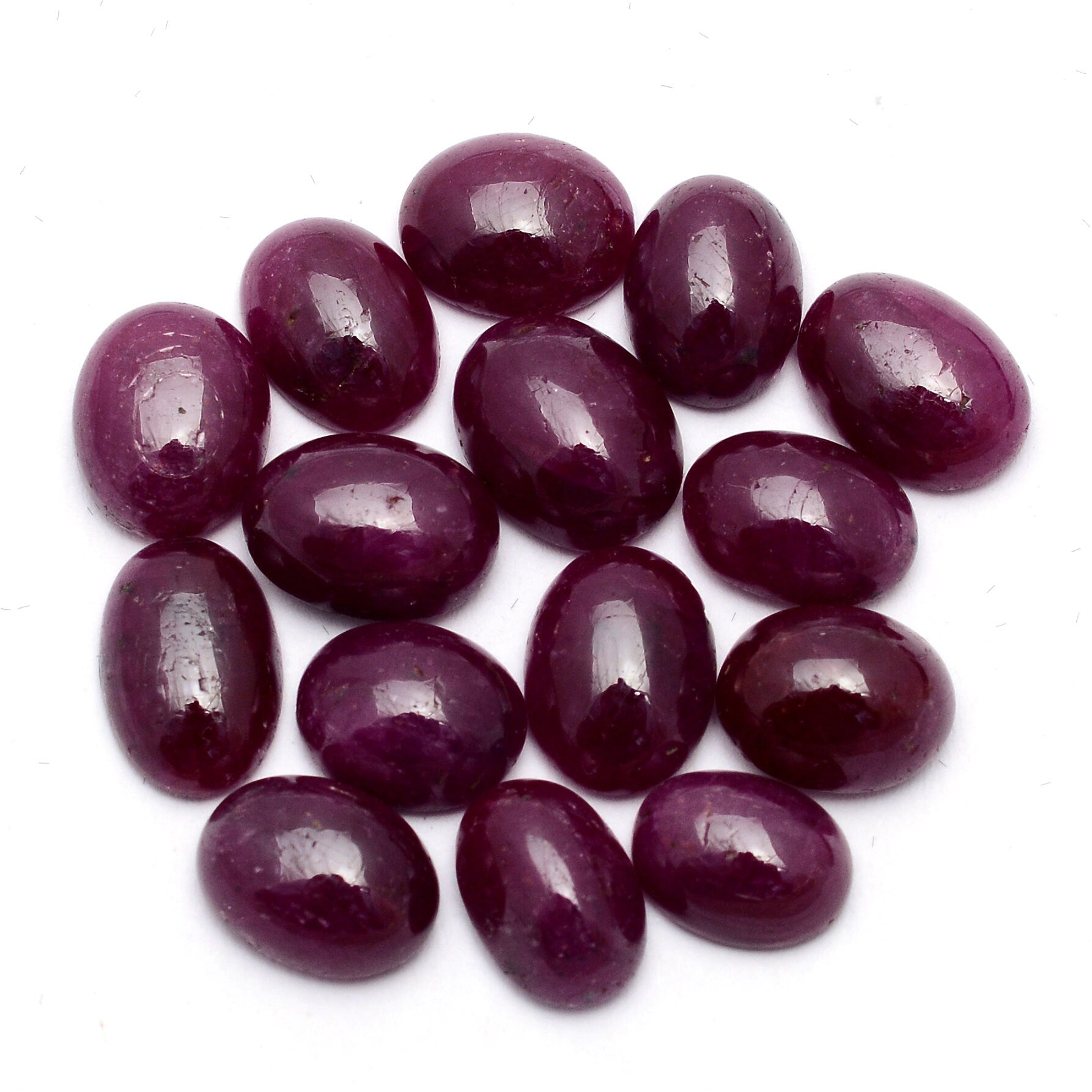 Red Ruby Oval Cabs Loose Gemstone, Ruby Oval Ring Gemstone, Ruby Oval Necklace Gemstone, Jewelry Making Gemstone, SKU1424