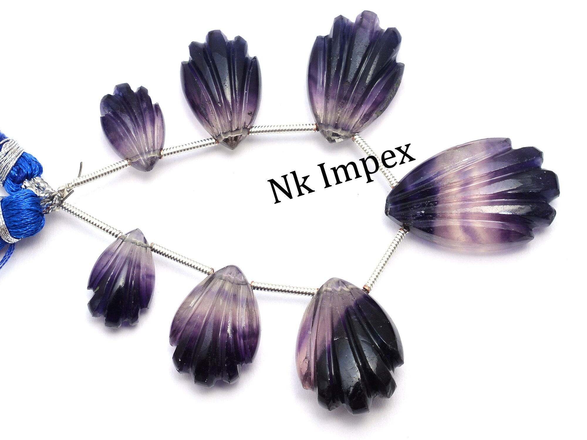 Bi Color Fluorite Smooth Carving Pear Beads, Fluorite Carving Pear, Bi Color Fluorite Jewelry Making Carving Gemstone Beads, SKU1060
