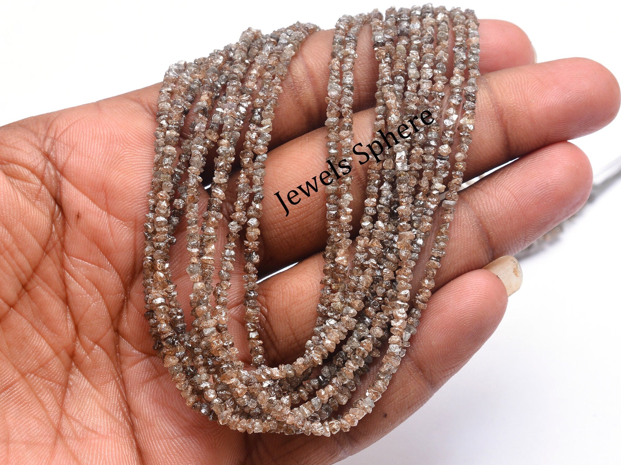 Top Quality Raw Brown Diamond Beads, Diamond Uncut Beads, SKU819