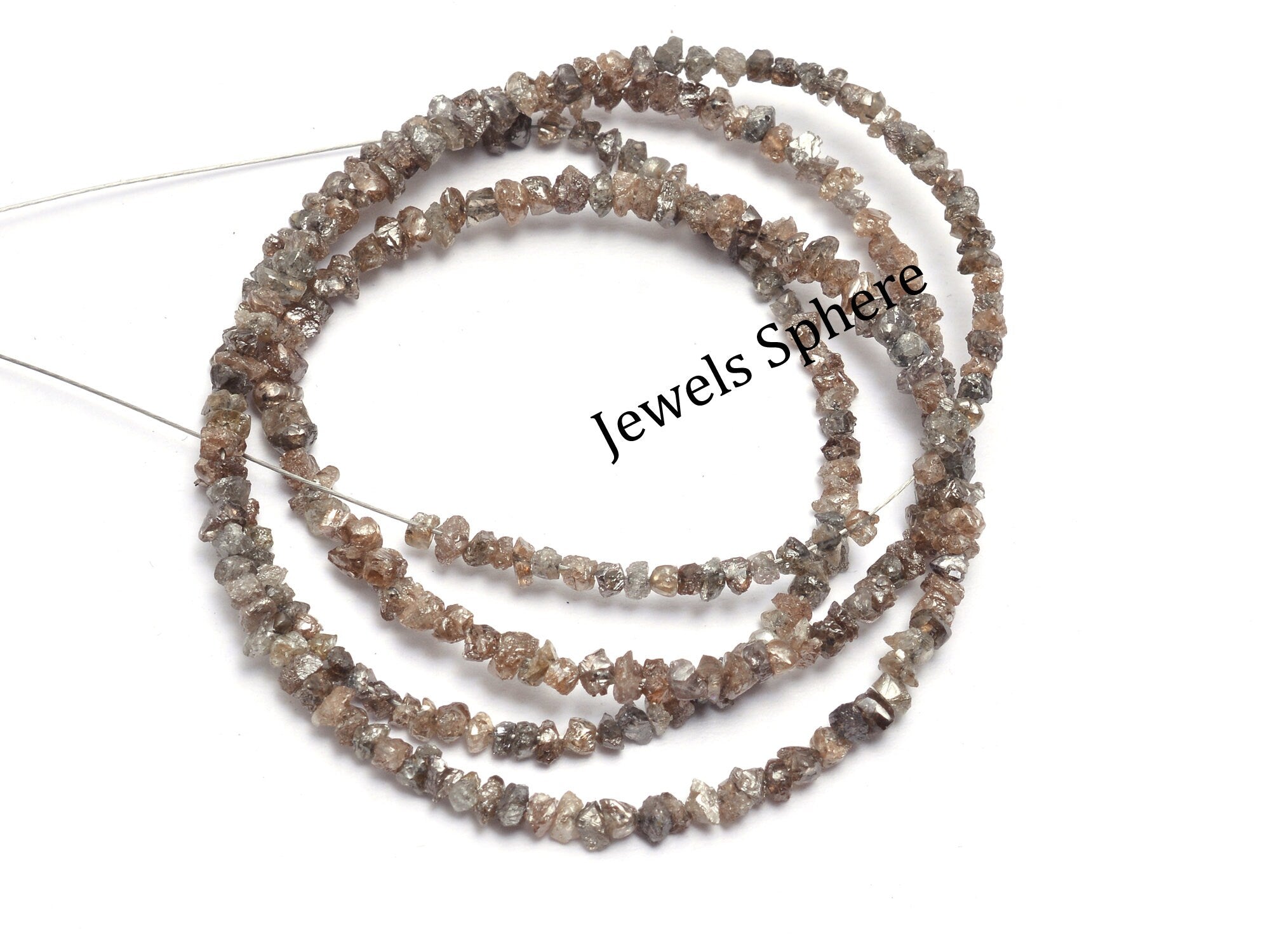 Top Quality Raw Brown Diamond Beads, Diamond Uncut Beads, SKU819