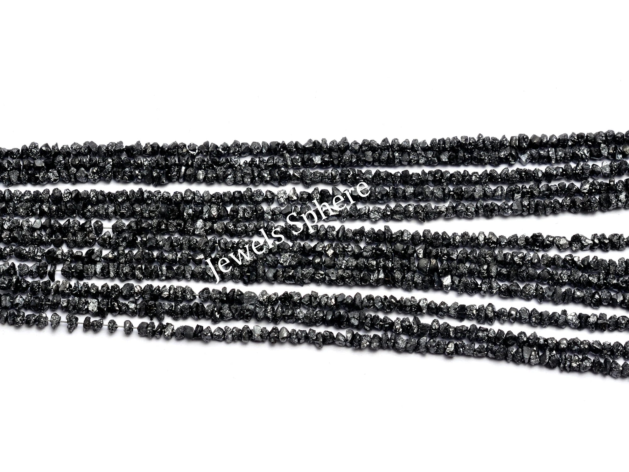 Black Raw Diamond Uncut Beads, Natural Diamond Fancy Beads, SKU816
