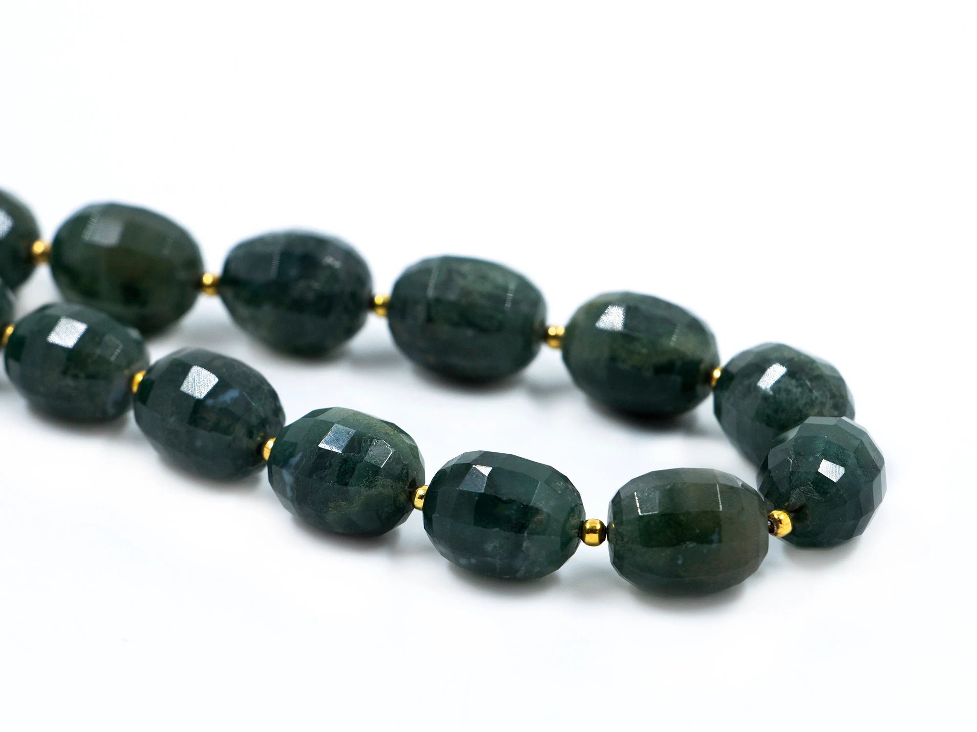 Natural Green Moss Agate Faceted Oval Beads, 9.5x12.5 mm To 10x15 mm, Green Moss Agate Oval, Handmade Jewelry Making Beads,, SKU 1557