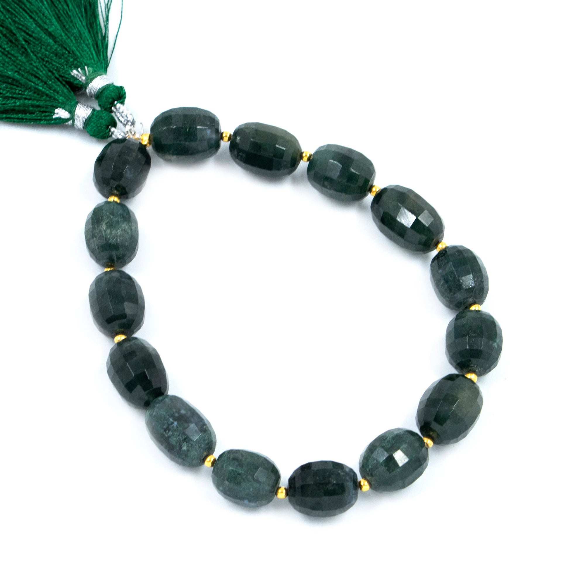 Natural Green Moss Agate Faceted Oval Beads, 9.5x12.5 mm To 10x15 mm, Green Moss Agate Oval, Handmade Jewelry Making Beads,, SKU 1557