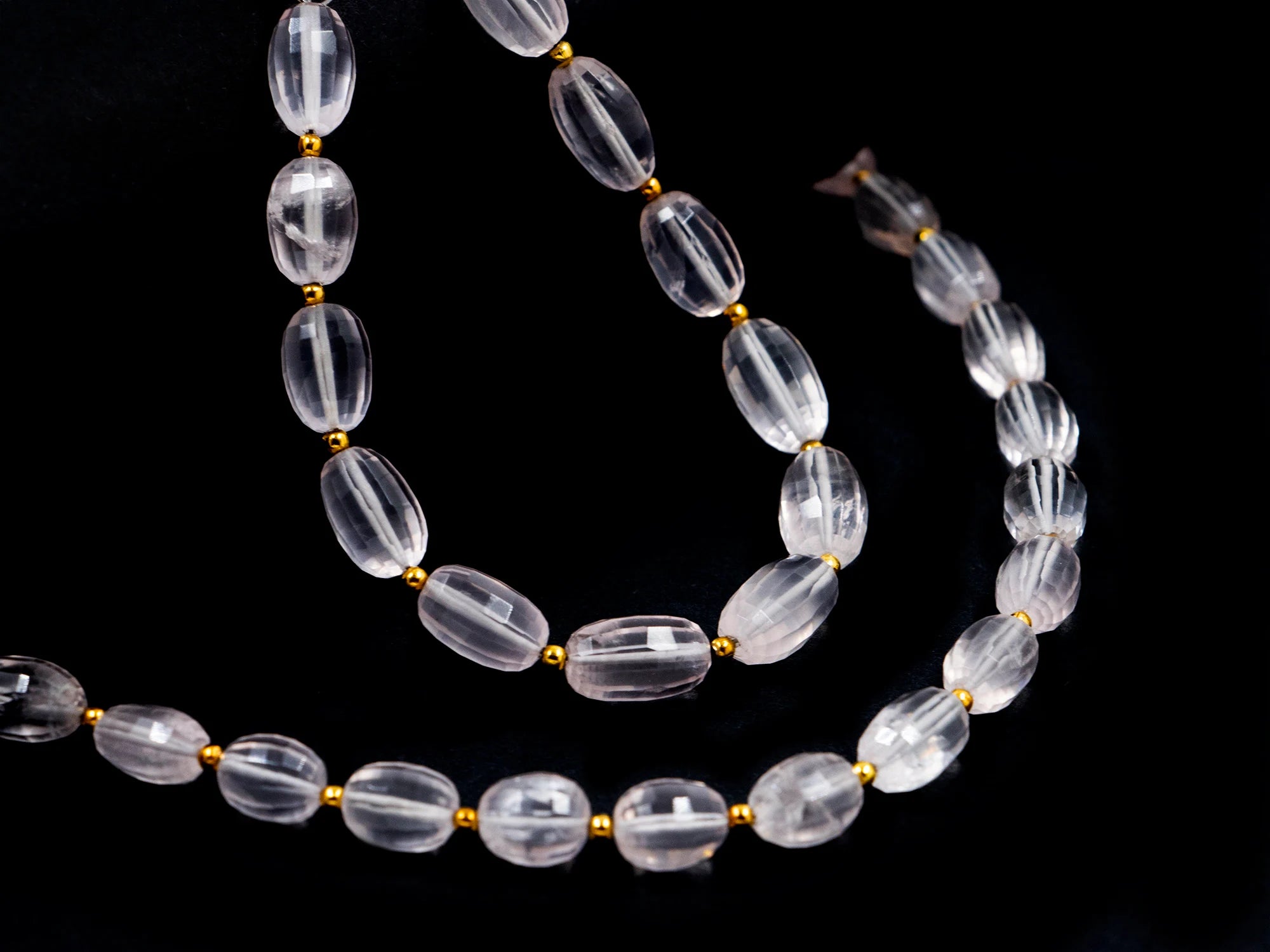 Pink Rose Quartz Faceted Oval Beads, Rose Quartz Oval, Pink Quartz Faceted Oval, Rose Quartz Jewelry Making Gemstone Beads, SKU 1563