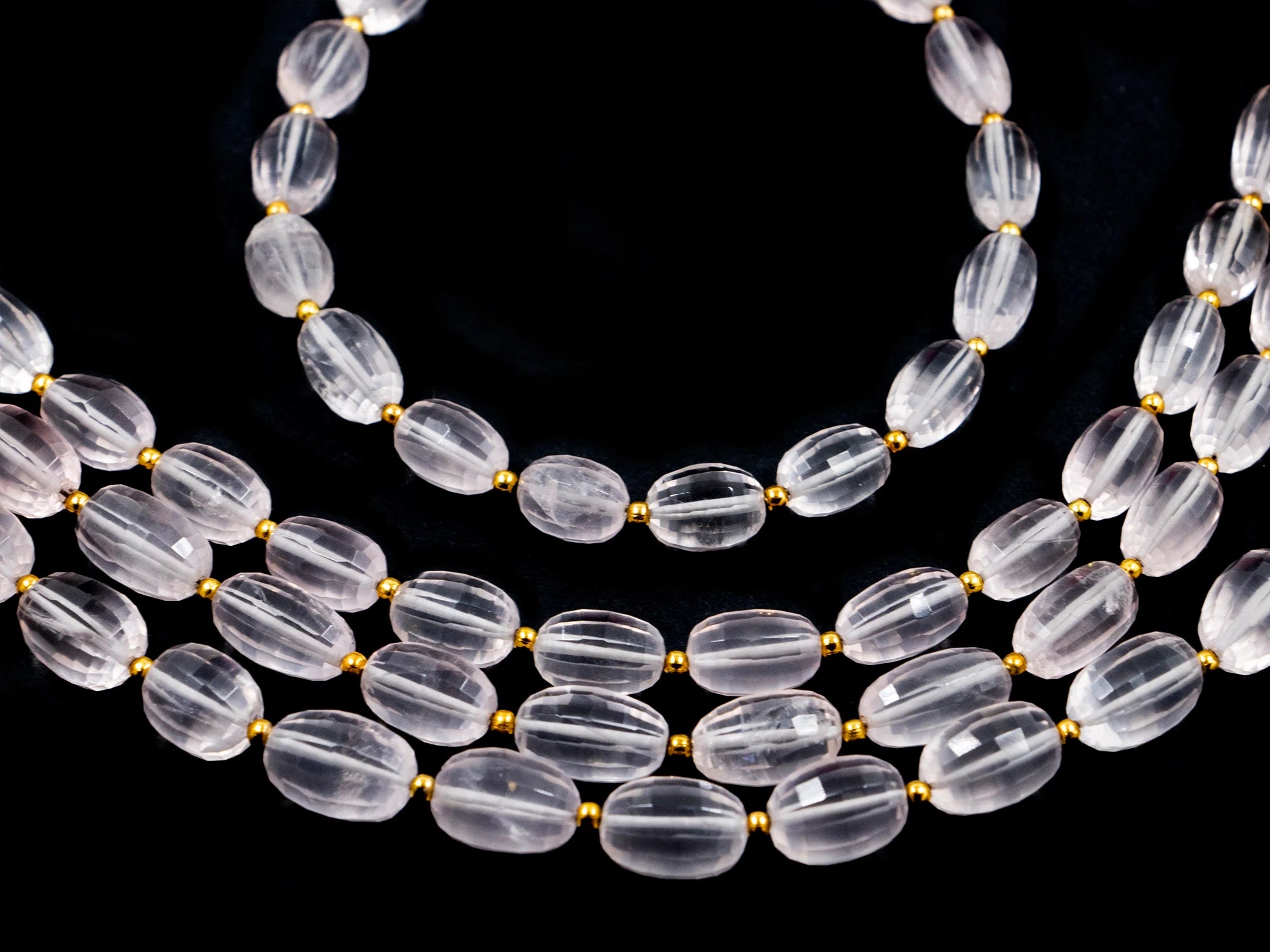 Pink Rose Quartz Faceted Oval Beads, Rose Quartz Oval, Pink Quartz Faceted Oval, Rose Quartz Jewelry Making Gemstone Beads, SKU 1563