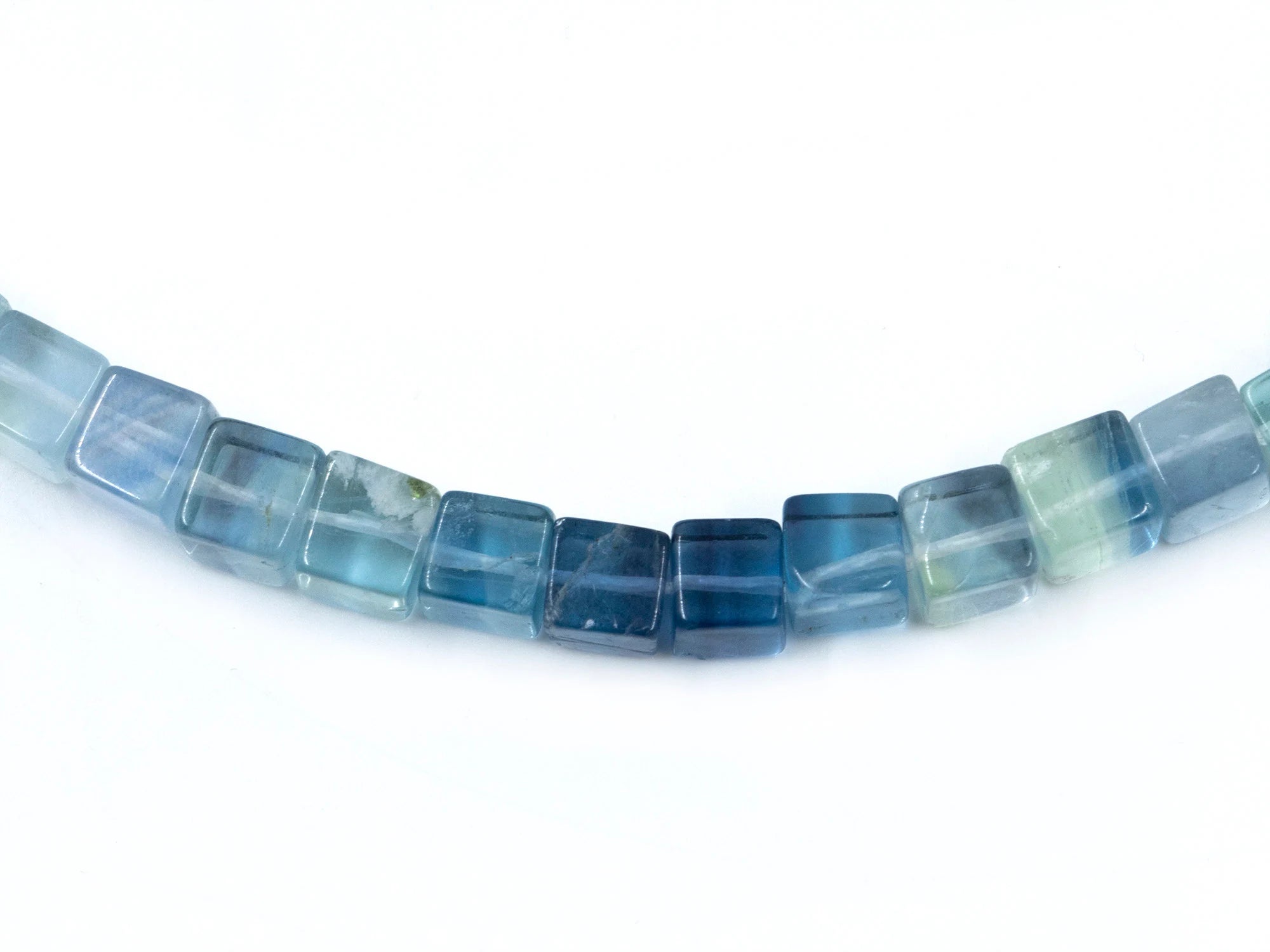 Multi Fluorite Smooth Box Shape Beads, Multi Fluorite Box Fancy Beads, Multi Fluorite Jewelry Making Beads, SKU1585