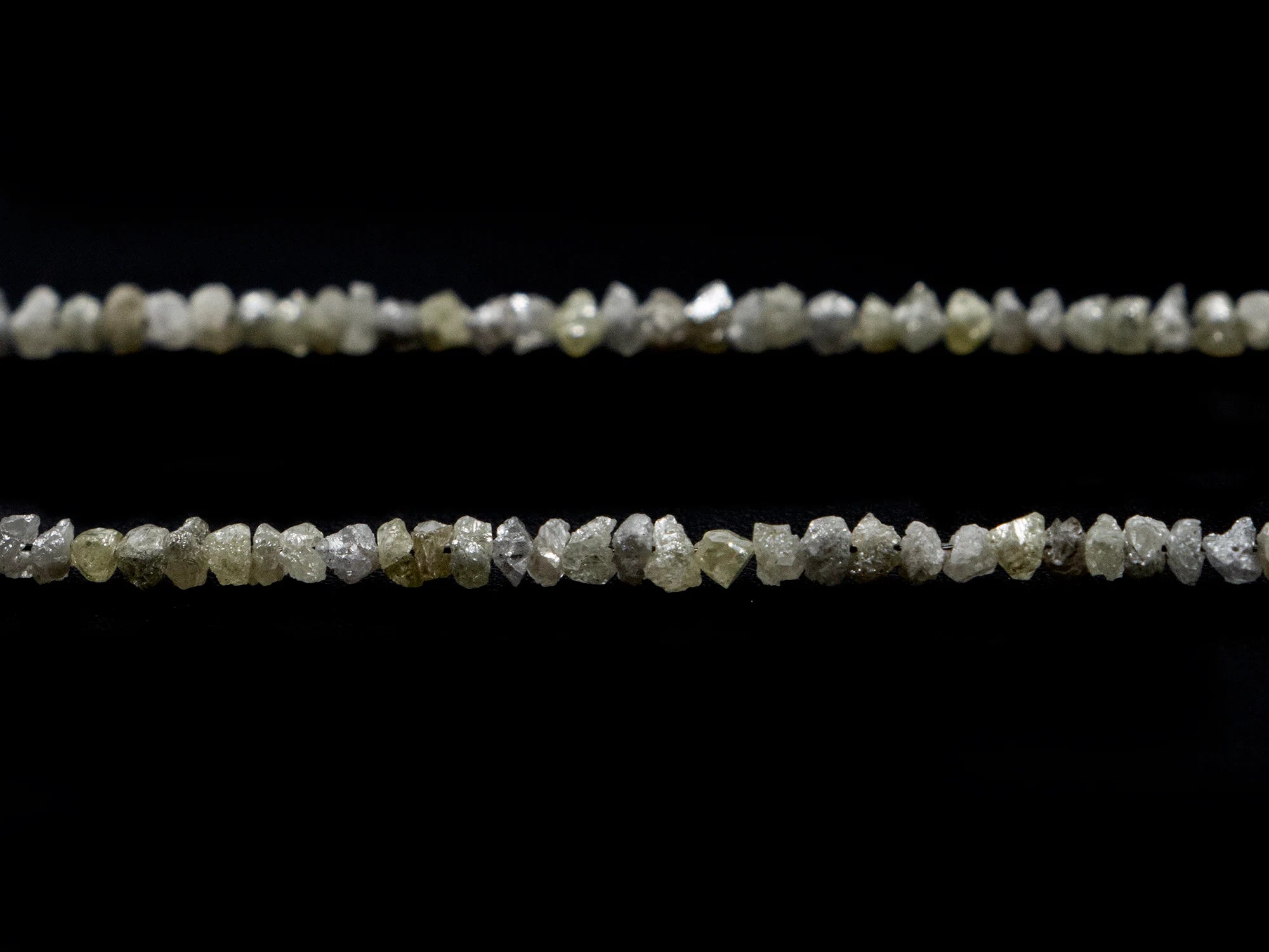 Natural Lemon Diamond Chips Organic Beads, 2.5 mm To 3 mm, Organic Chips Diamond, Diamond Jewelry Making Beads, 18 Inches, SKU 1596