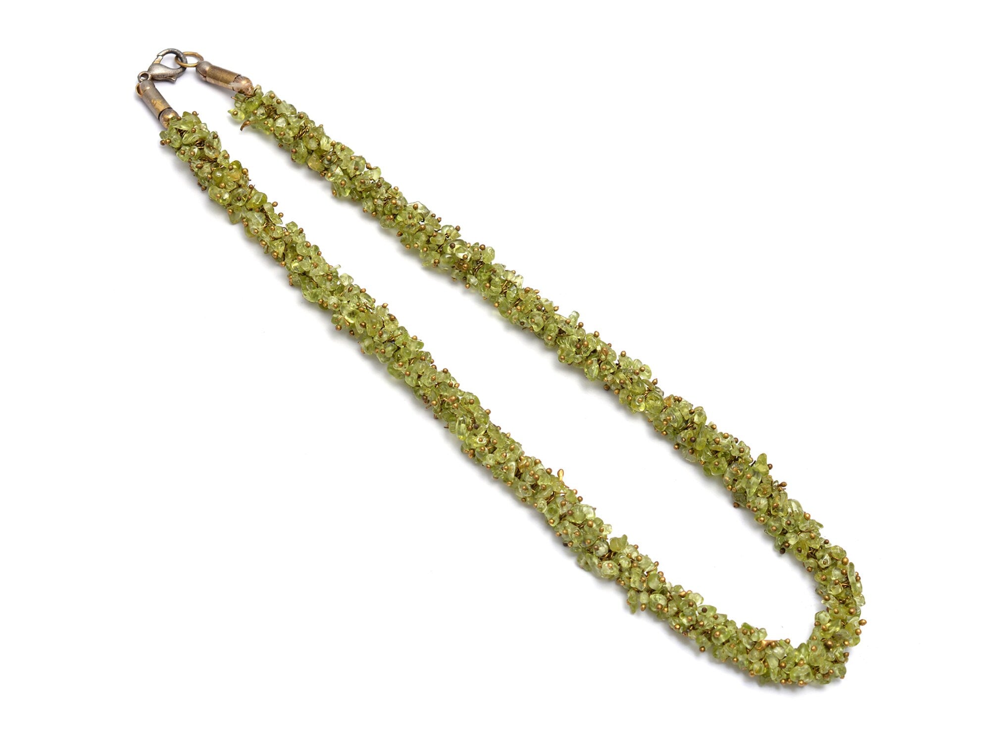Peridot Smooth Chips Beads, 4 mm To 5 mm, SKU837