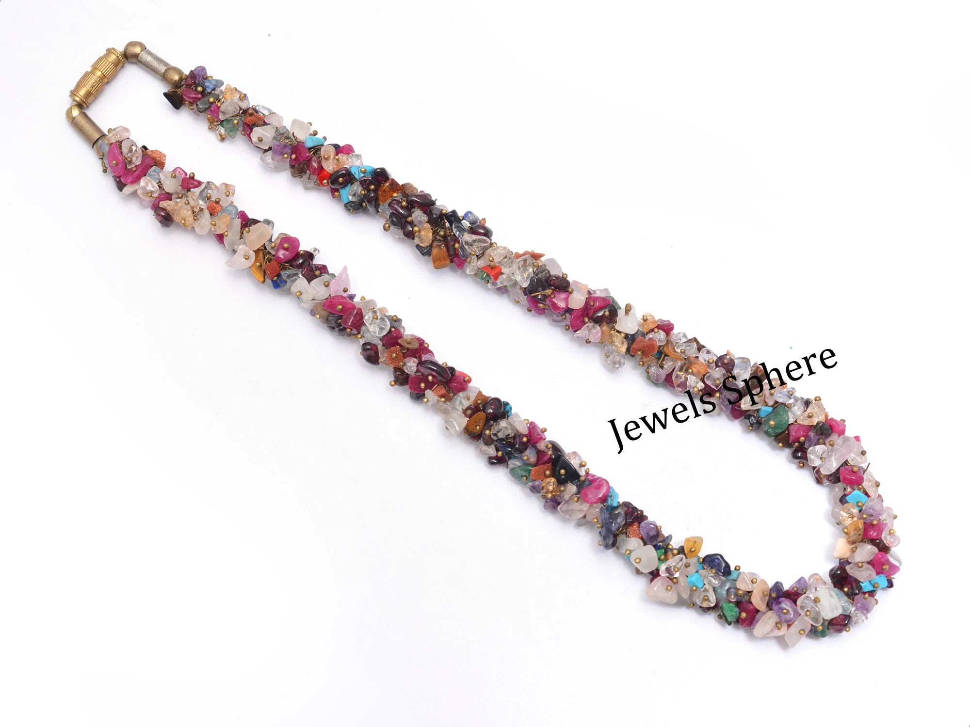 Mix Semi Smooth Chips Beads, 4 mm To 5 mm, Mix Semi Nuggets, SKU841