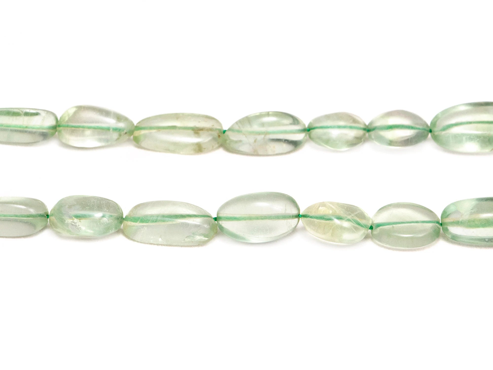 AA Quality Green Fluorite Smooth Nuggets Beads, 9x12 mm To 13x26.5 mm, SKU2034