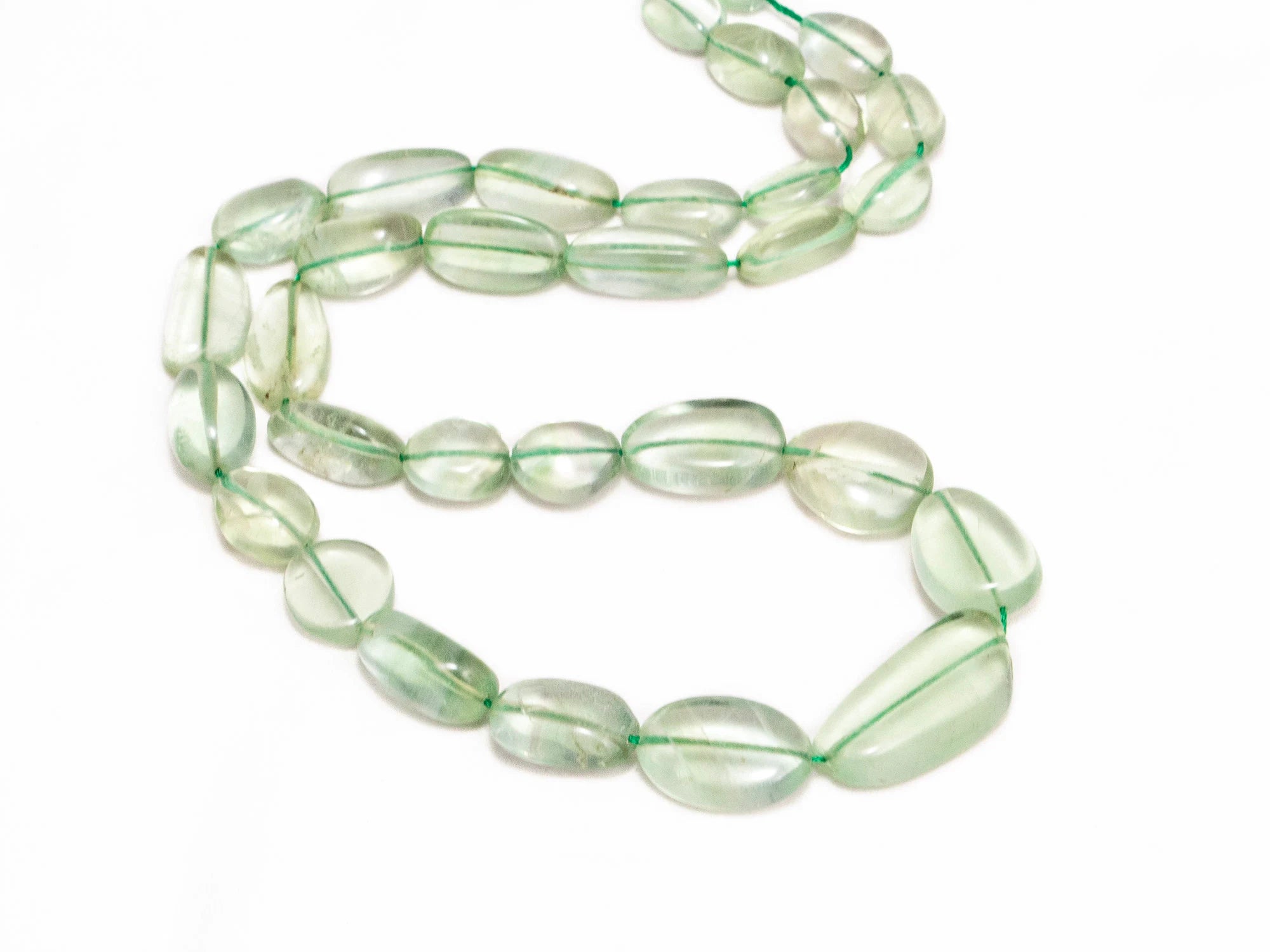 AA Quality Green Fluorite Smooth Nuggets Beads, 9x12 mm To 13x26.5 mm, SKU2034