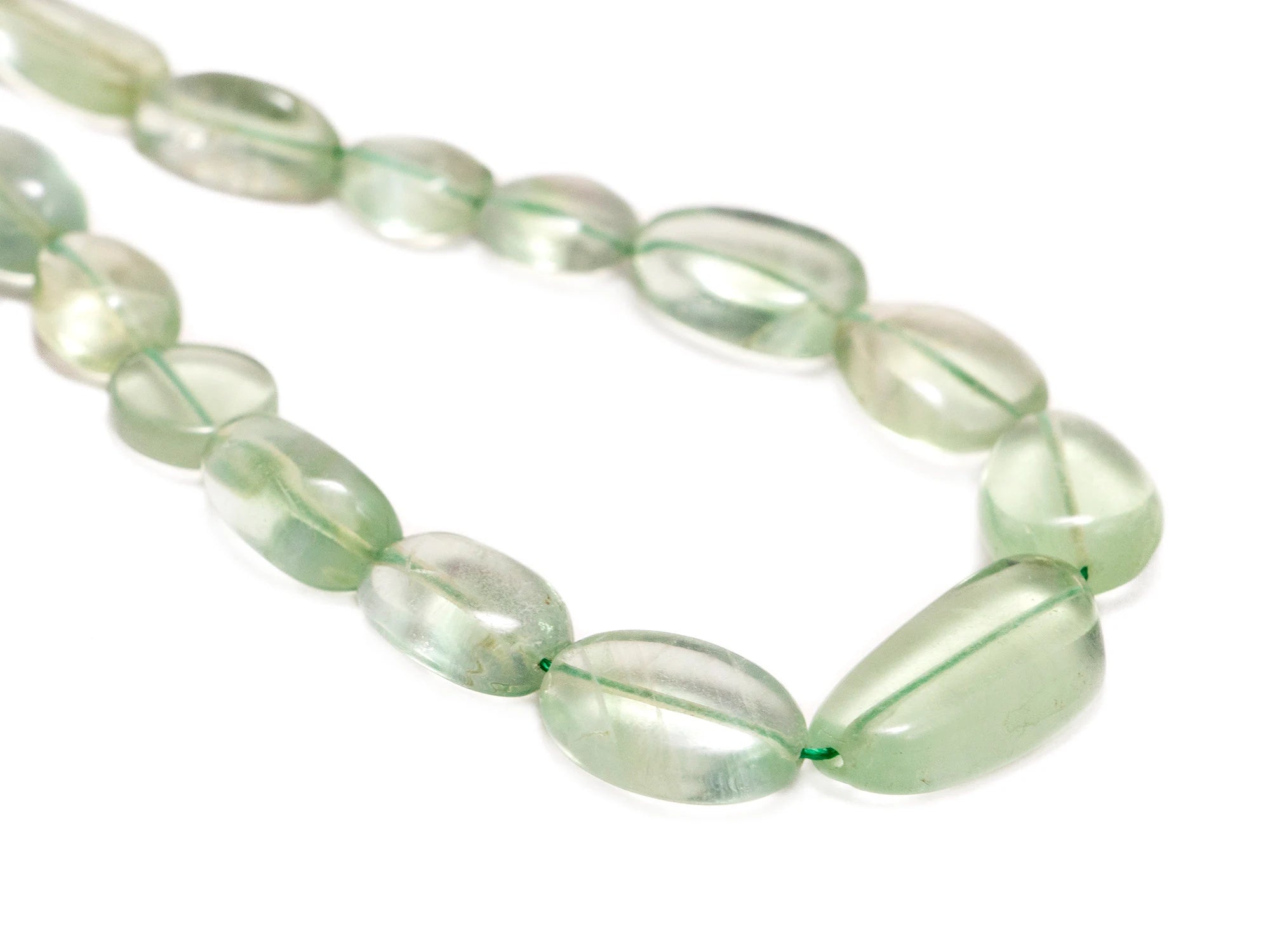 AA Quality Green Fluorite Smooth Nuggets Beads, 9x12 mm To 13x26.5 mm, SKU2034