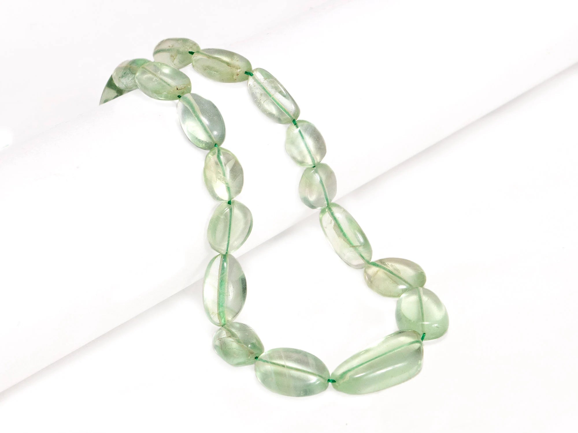 AA Quality Green Fluorite Smooth Nuggets Beads, 9x12 mm To 13x26.5 mm, SKU2034